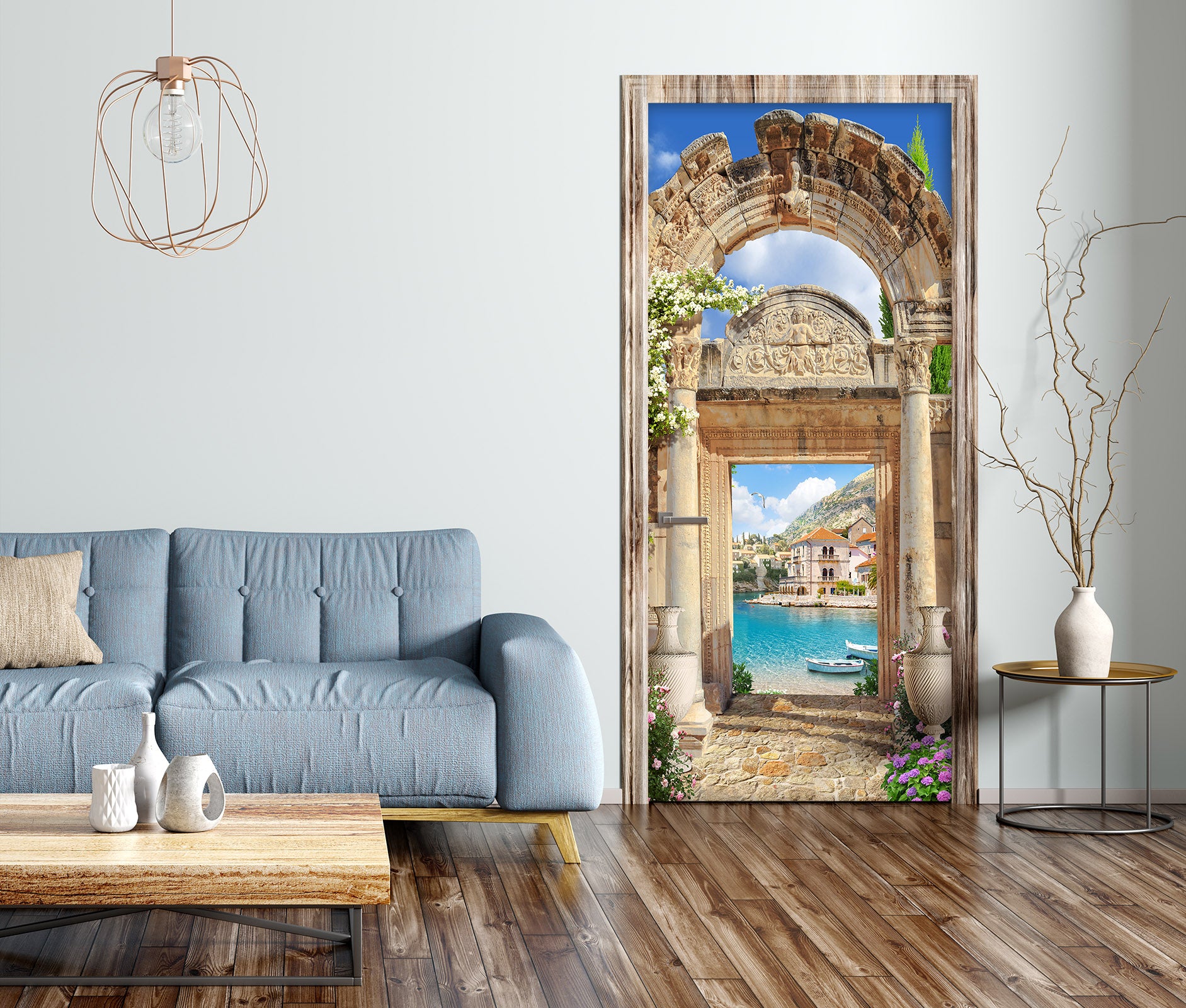 3D Seawater 22184 Door Mural