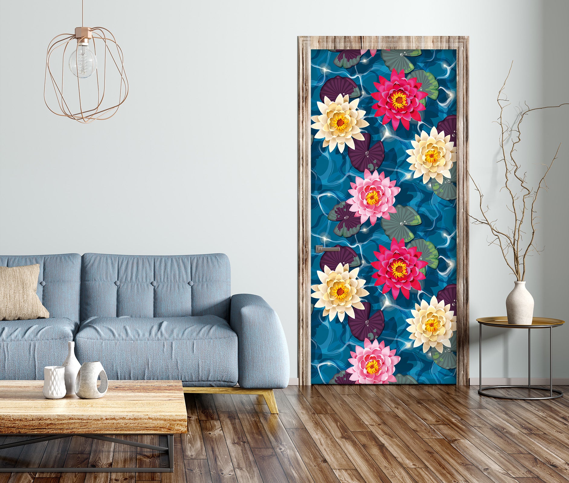 3D Flowers 25148 Door Mural