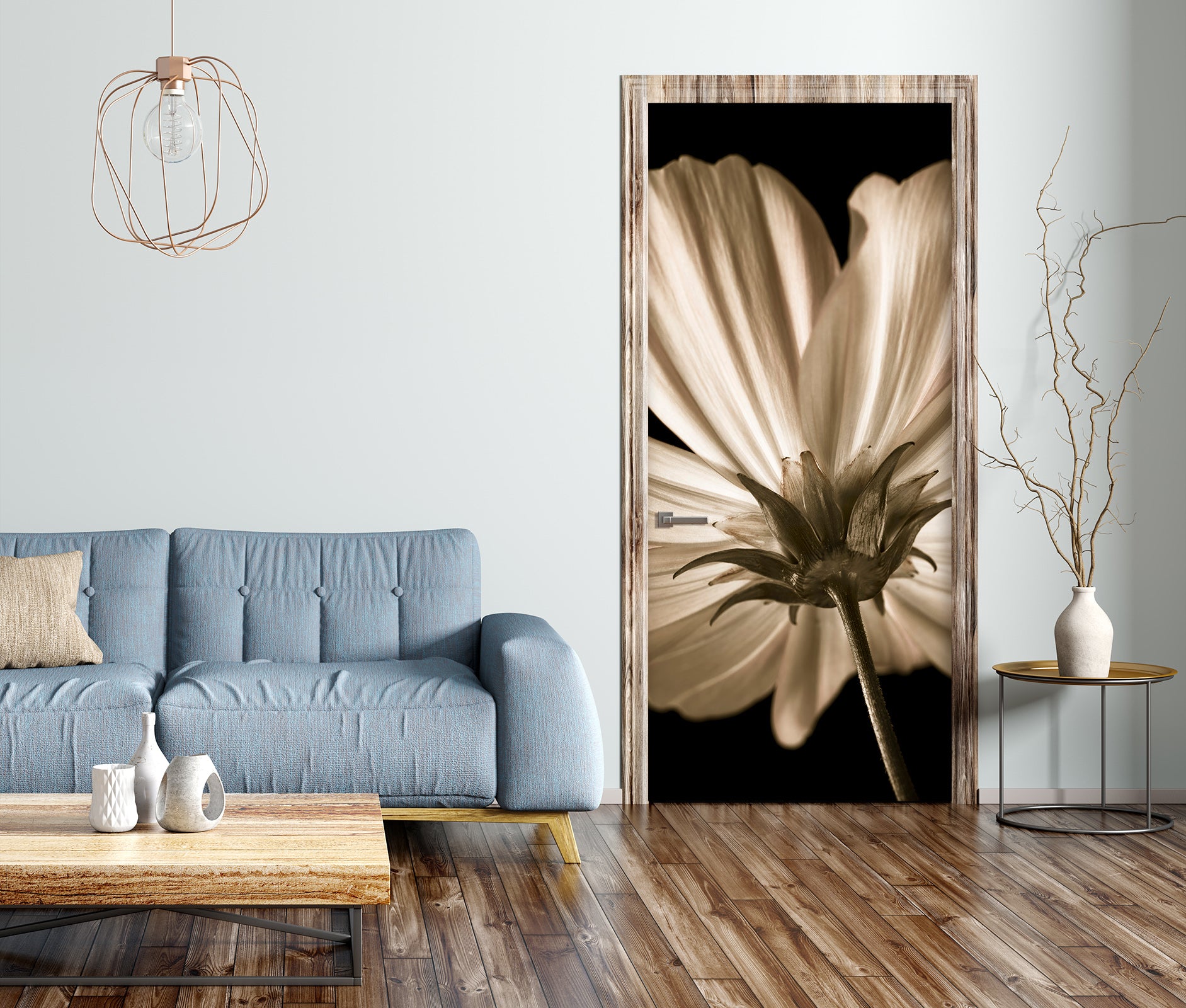 3D Artistic Petal 5015 Assaf Frank Door Mural