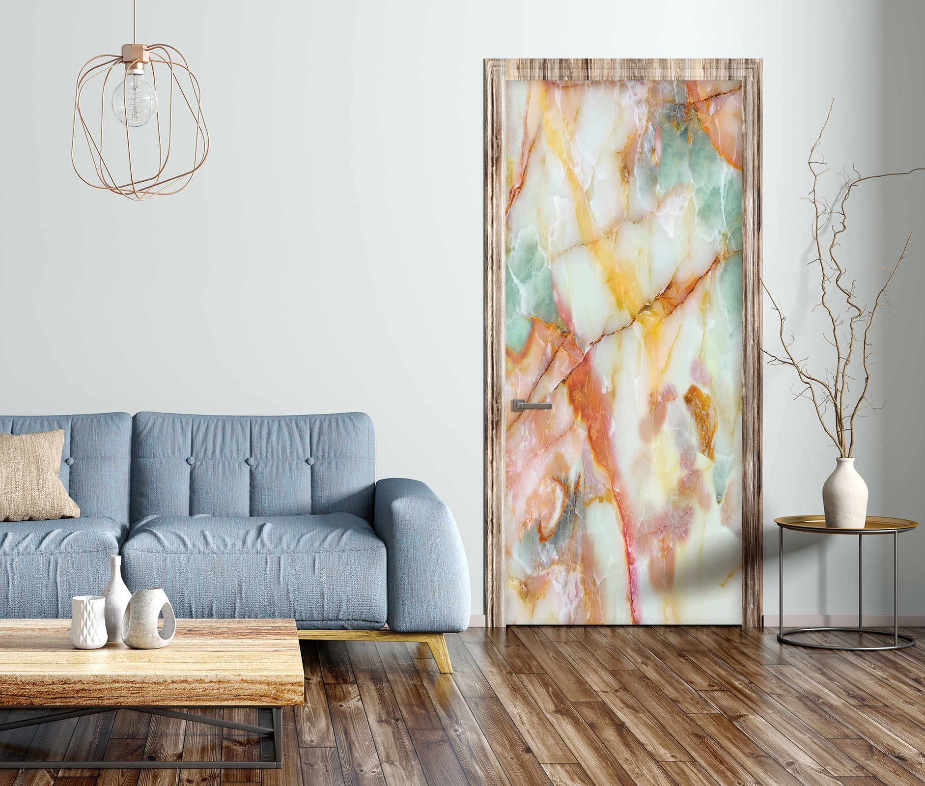 3D Marble 21185 Door Mural