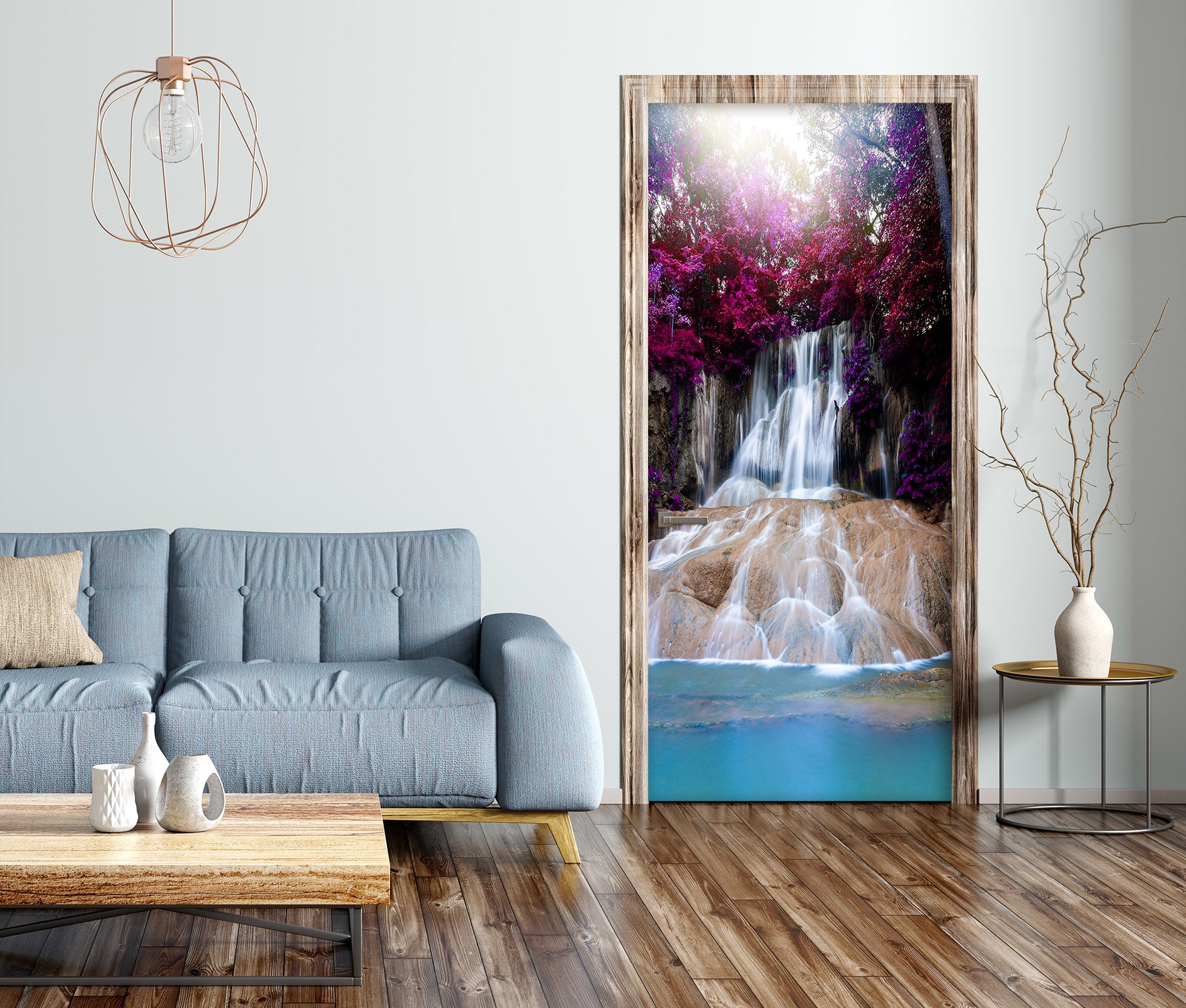 3D Waterfall 25106 Door Mural