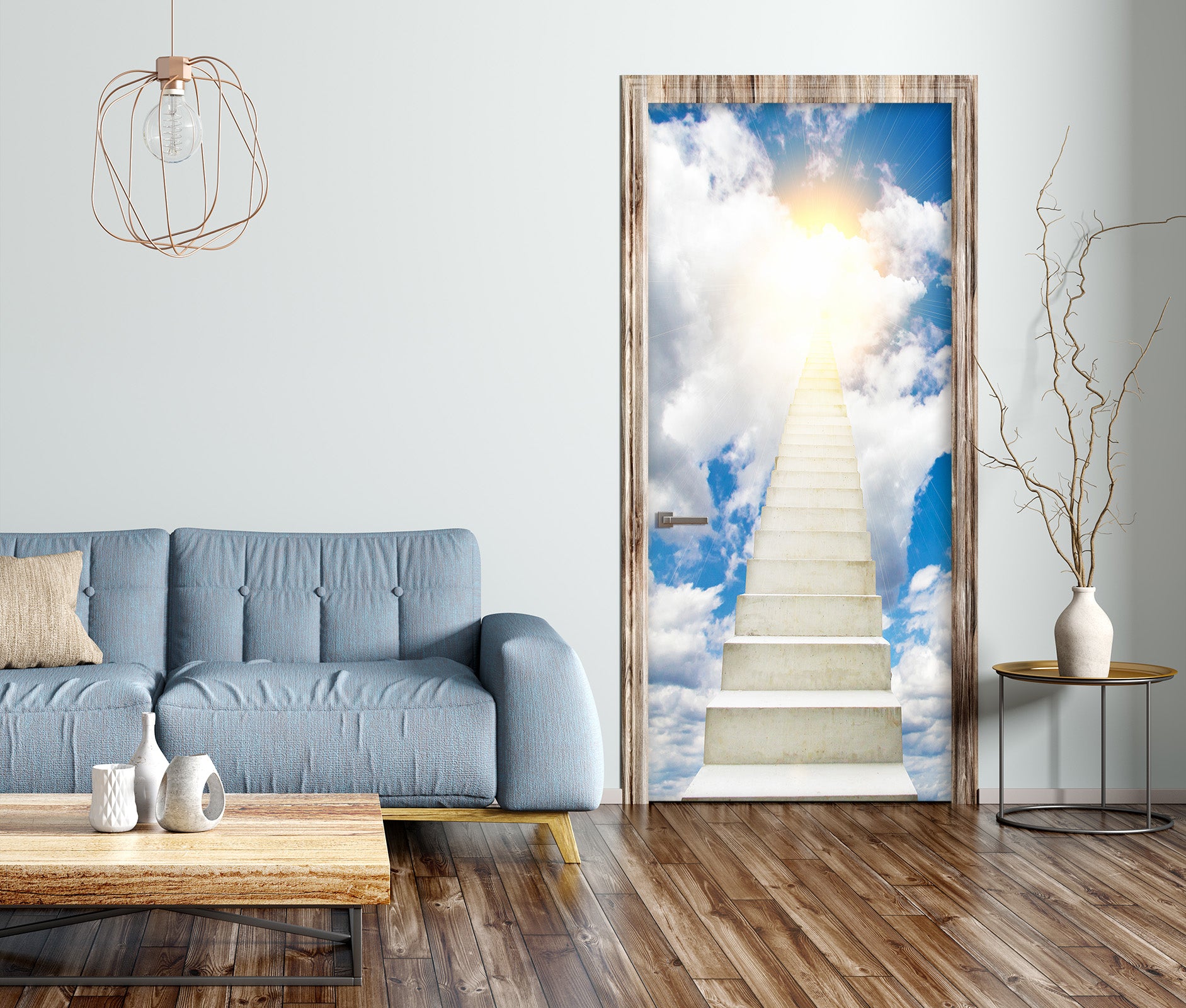 3D Ladder 22065 Door Mural