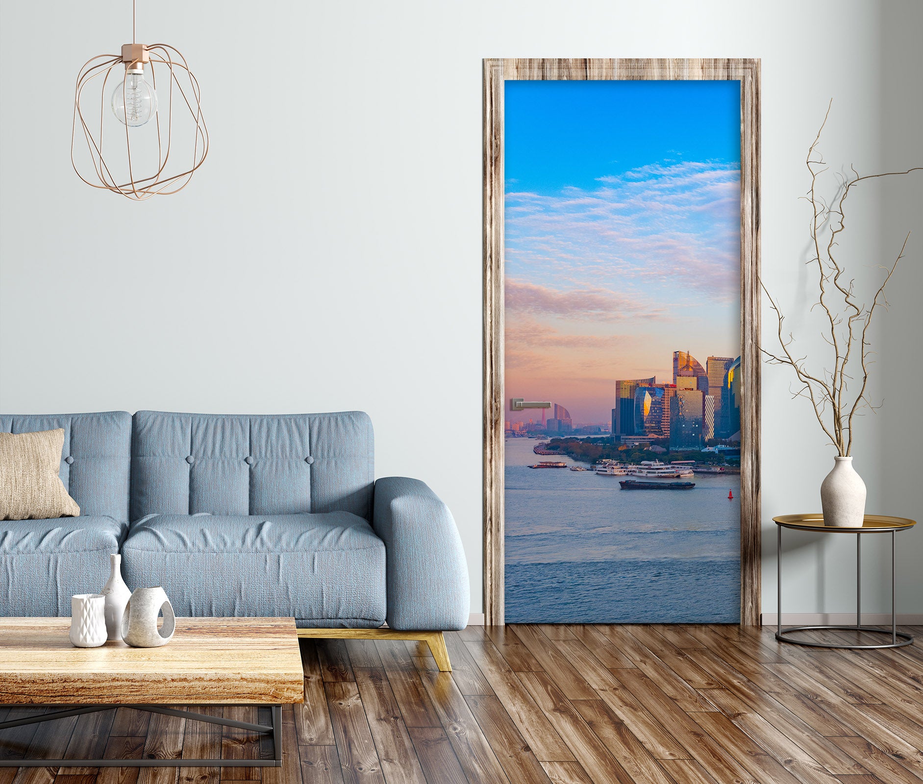 3D Sky Harbour 119149 Marco Carmassi Door Mural