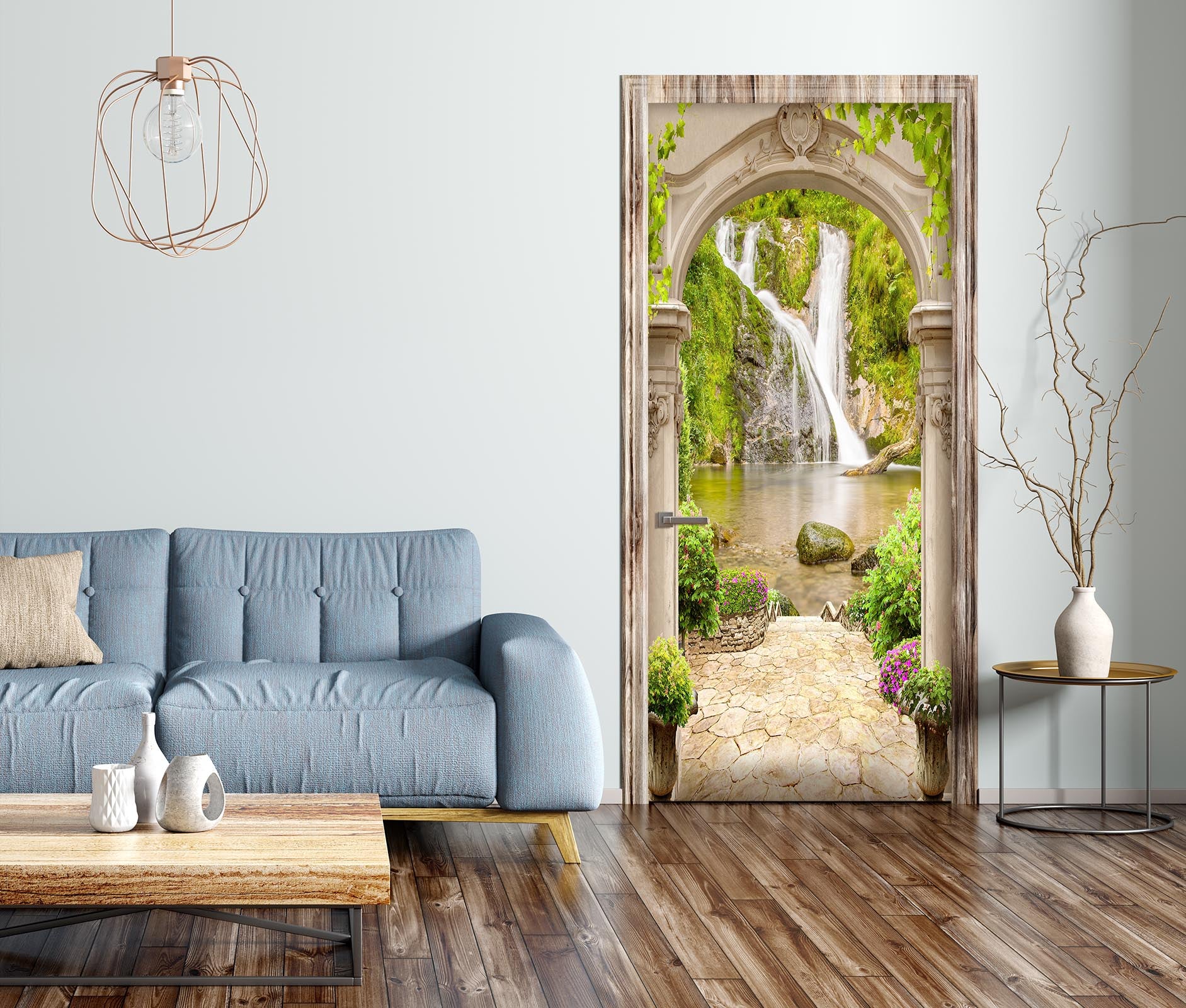 3D Landscape 22112 Door Mural