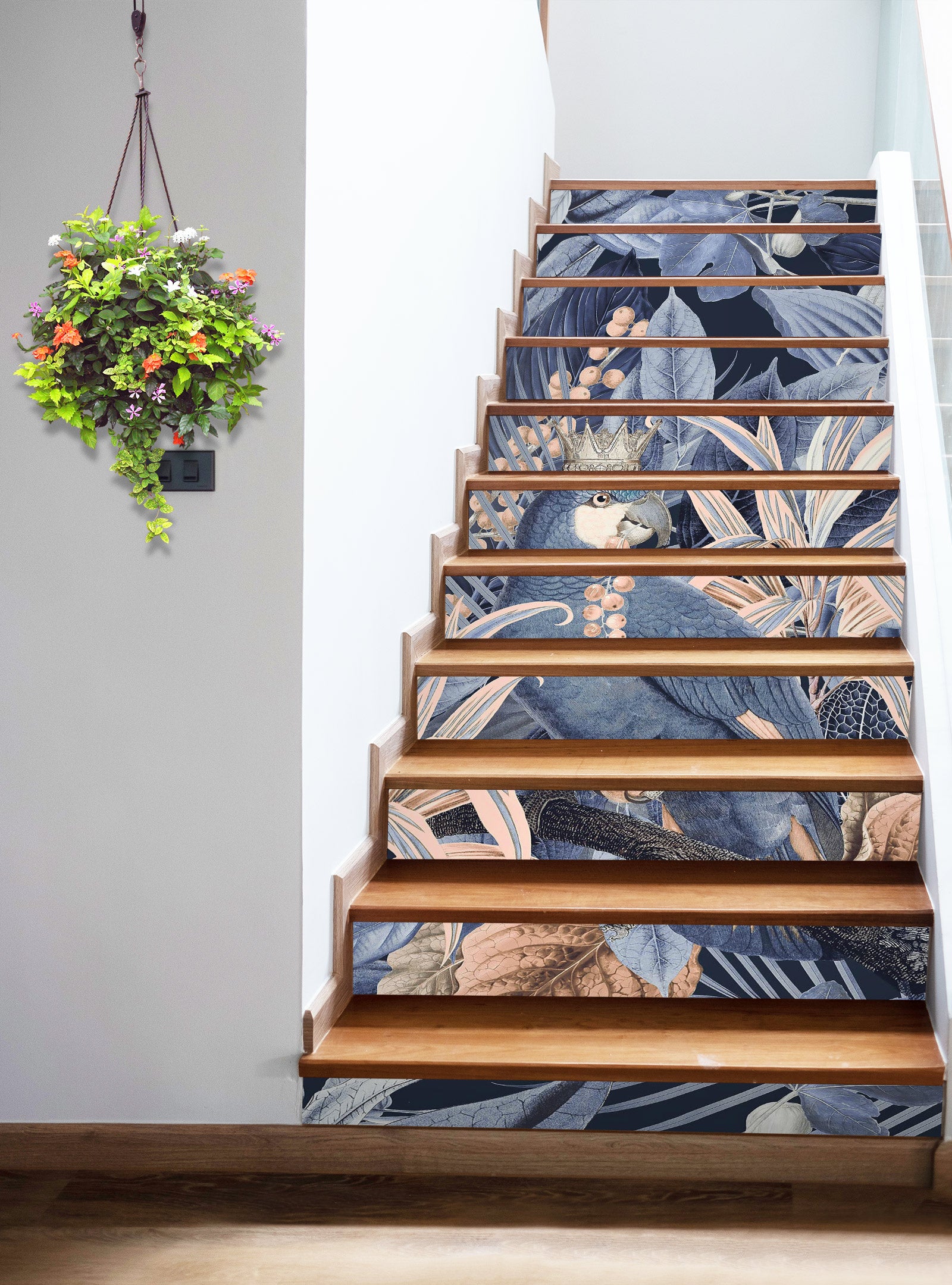 3D Bush Leaves 10454 Andrea Haase Stair Risers