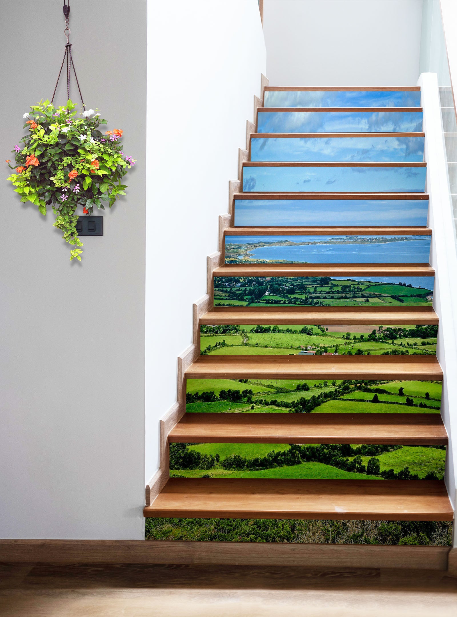 3D Grassland Lawn 94125 Kathy Barefield Stair Risers