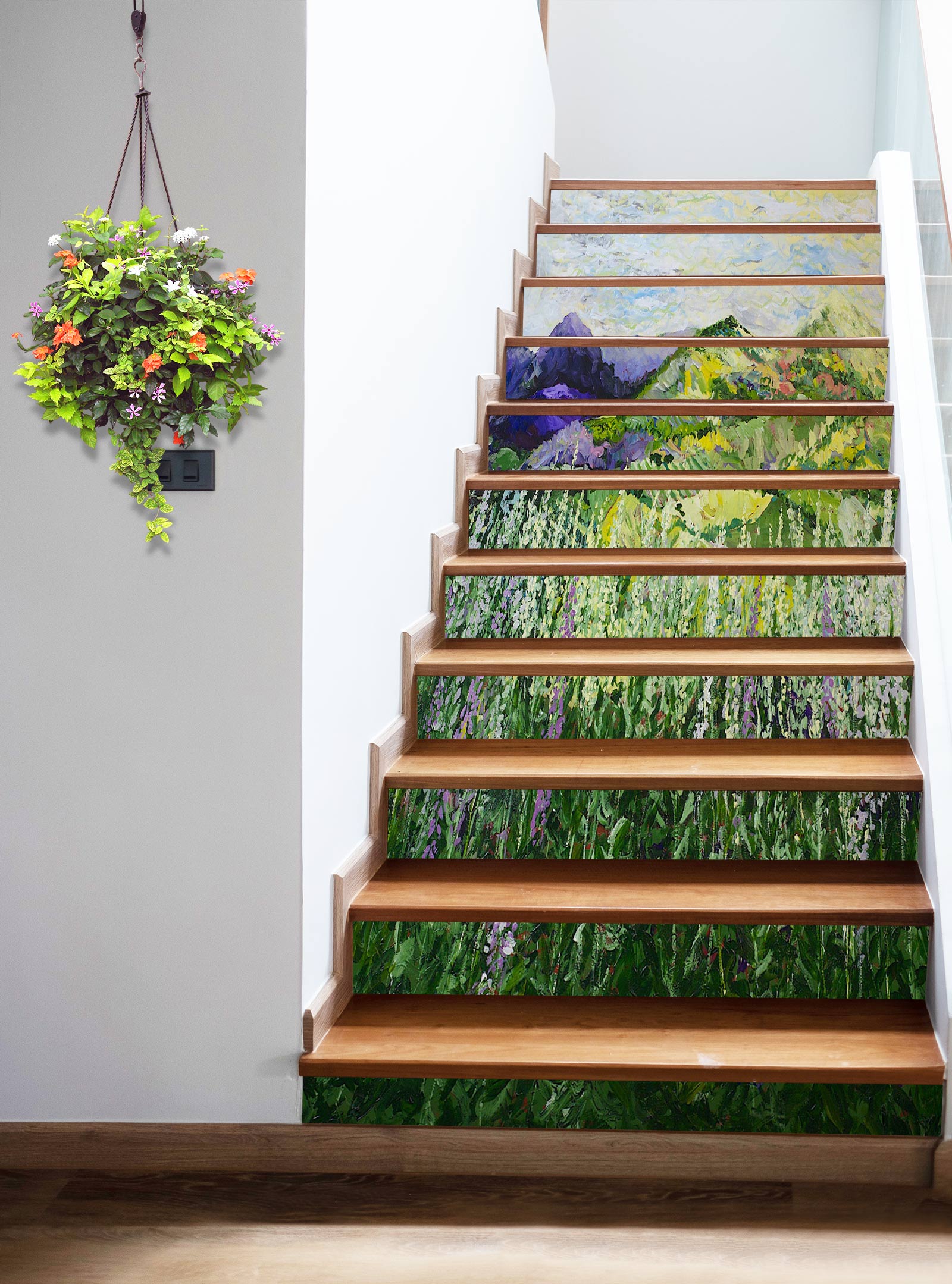 3D Green Grass Field 89184 Allan P. Friedlander Stair Risers