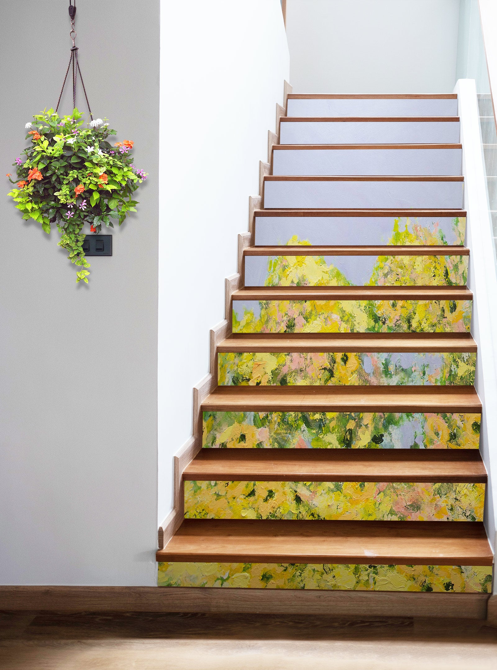 3D Yellow Garden 90113 Allan P. Friedlander Stair Risers