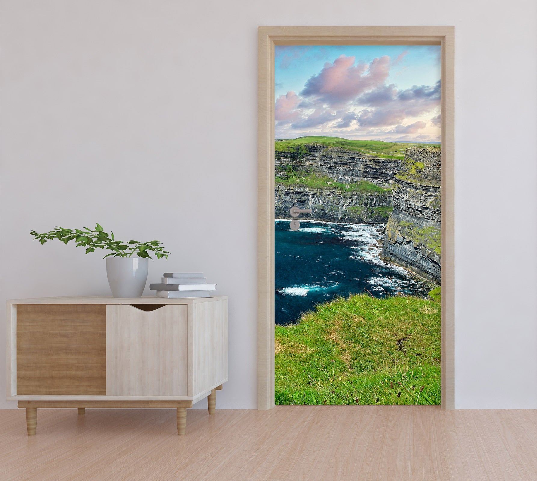 3D Grassland Sea 11107 Kathy Barefield Door Mural