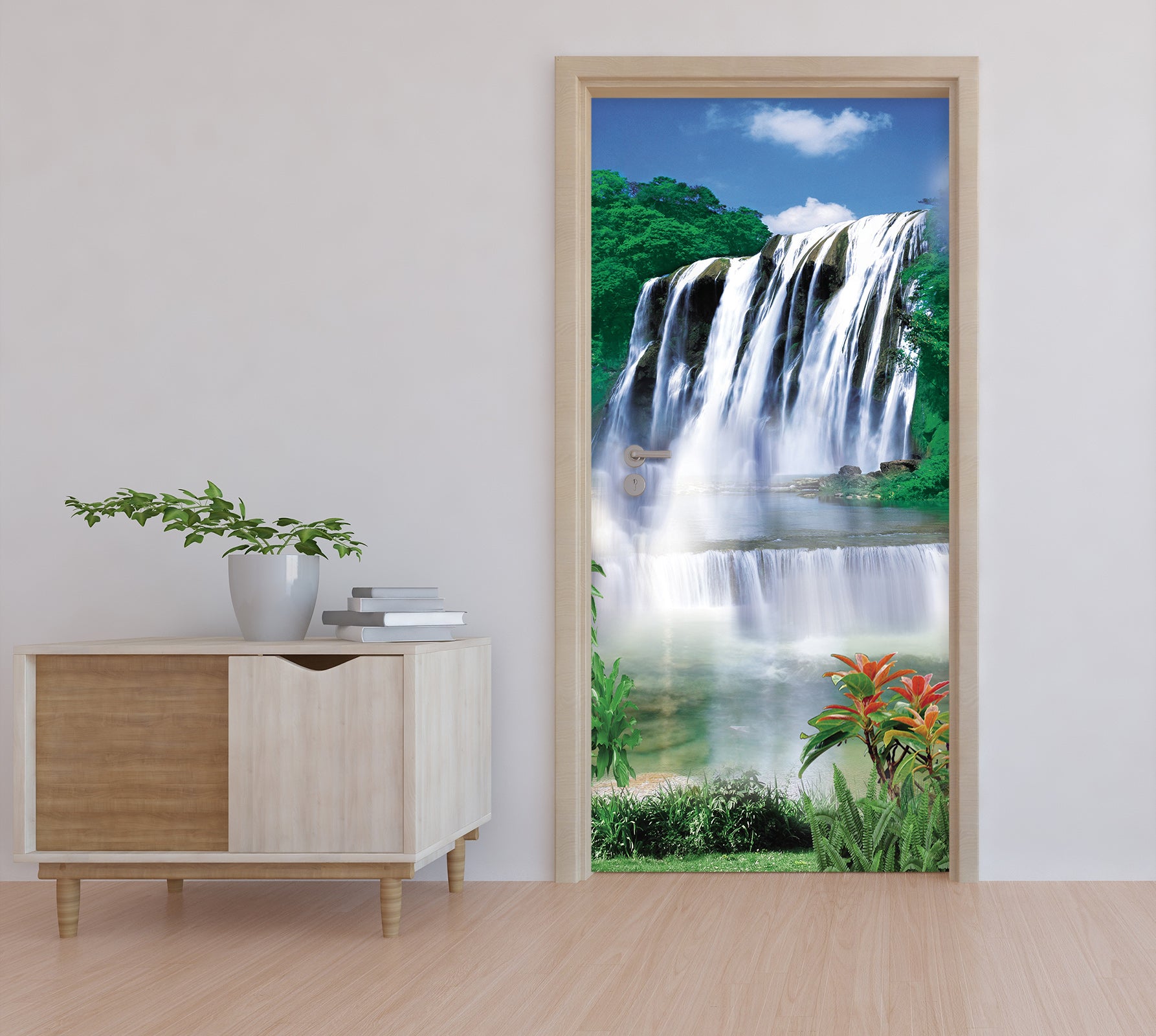 3D Waterfall 24013 Door Mural