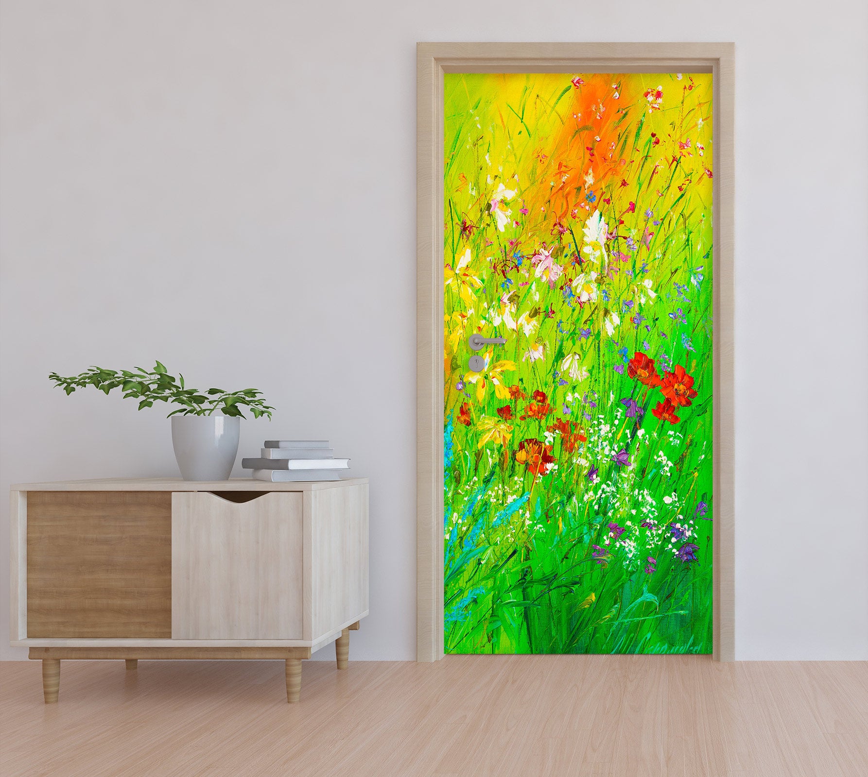 3D Lovely Flower 3187 Skromova Marina Door Mural