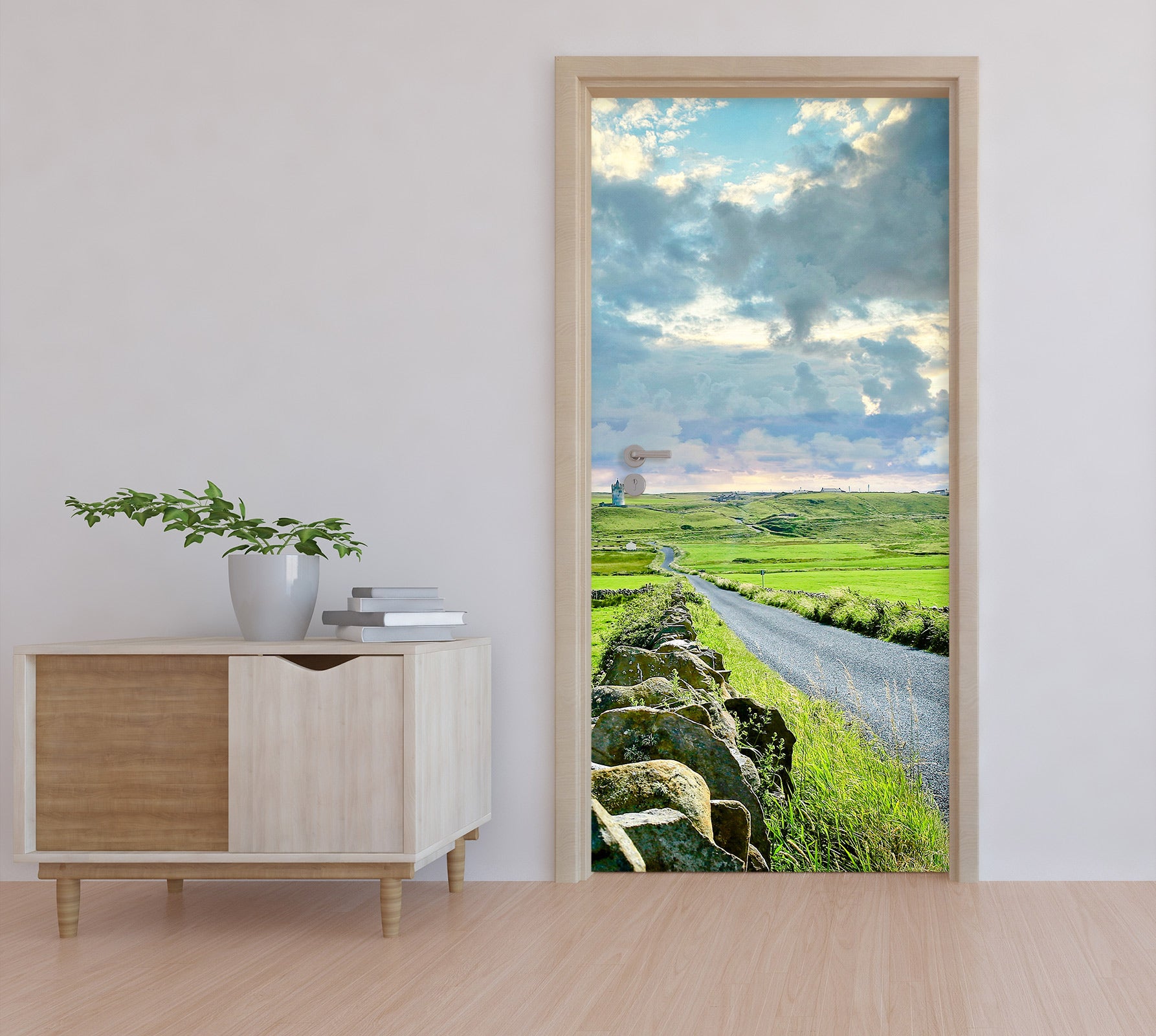 3D Grass Road 110196 Kathy Barefield Door Mural