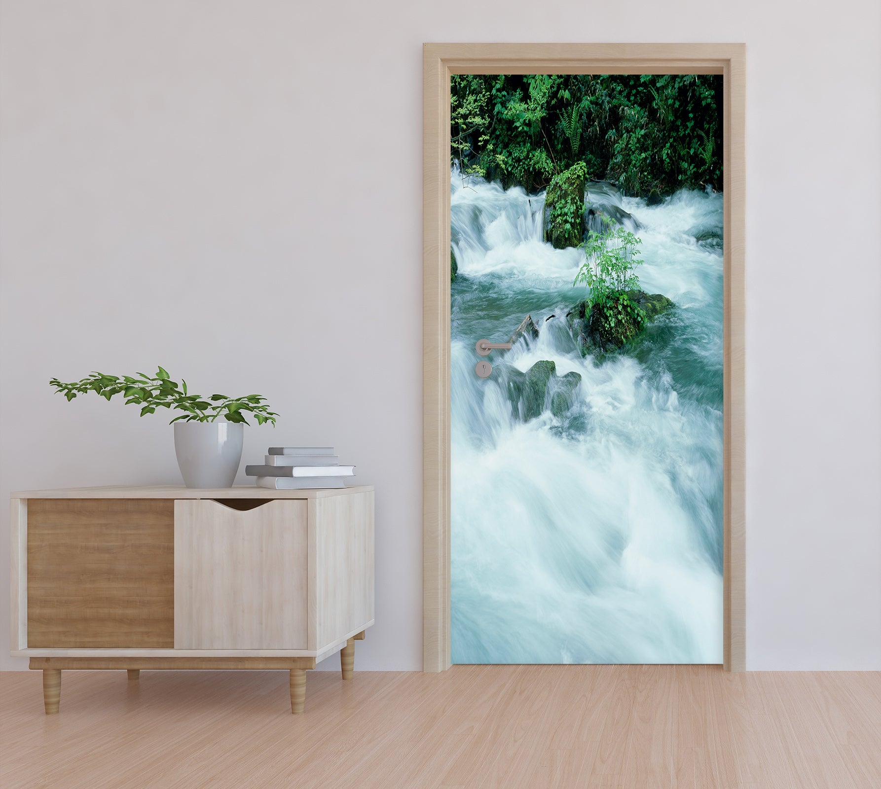 3D Waterfall 23107 Door Mural