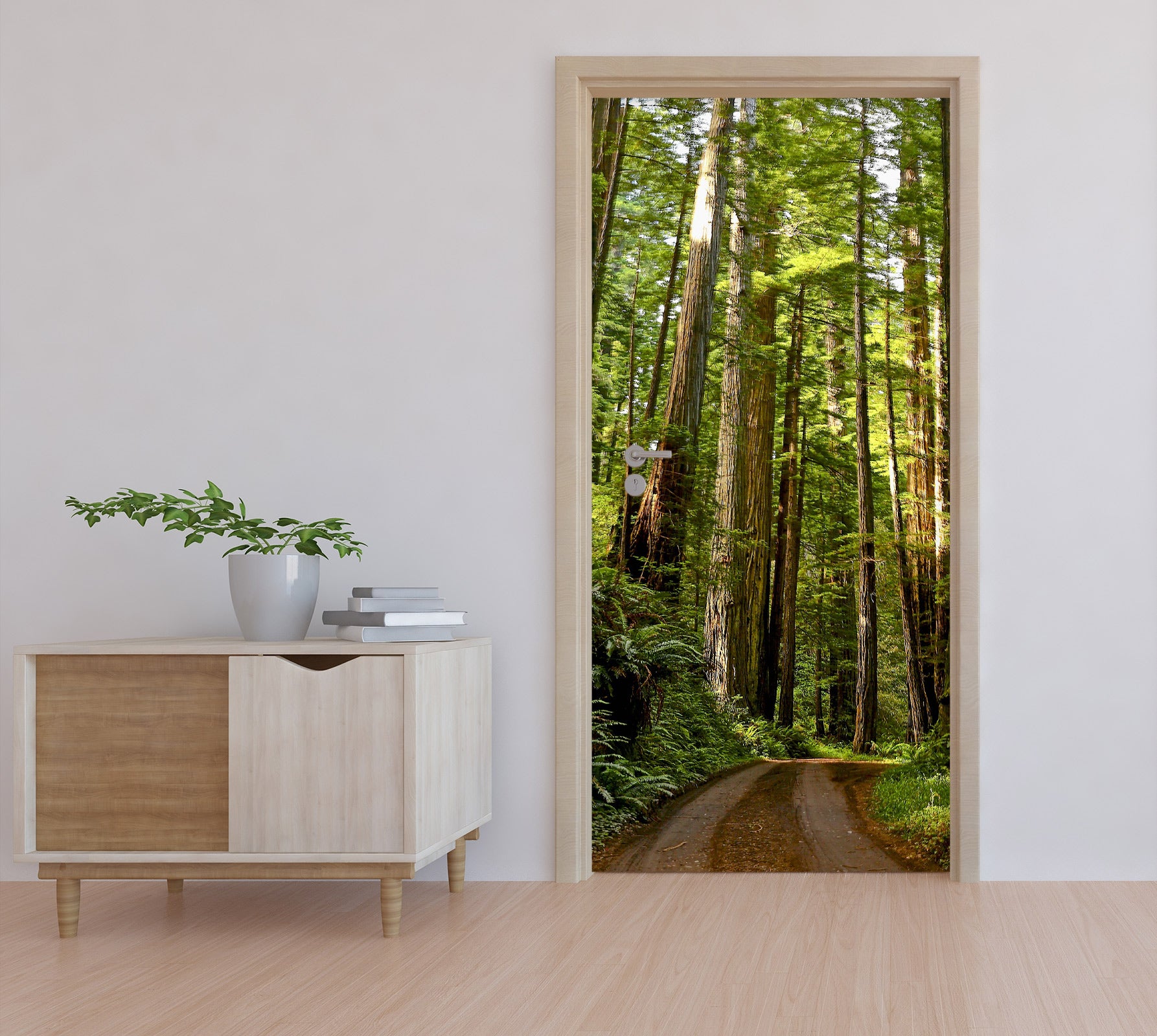 3D Woods Path 110193 Kathy Barefield Door Mural