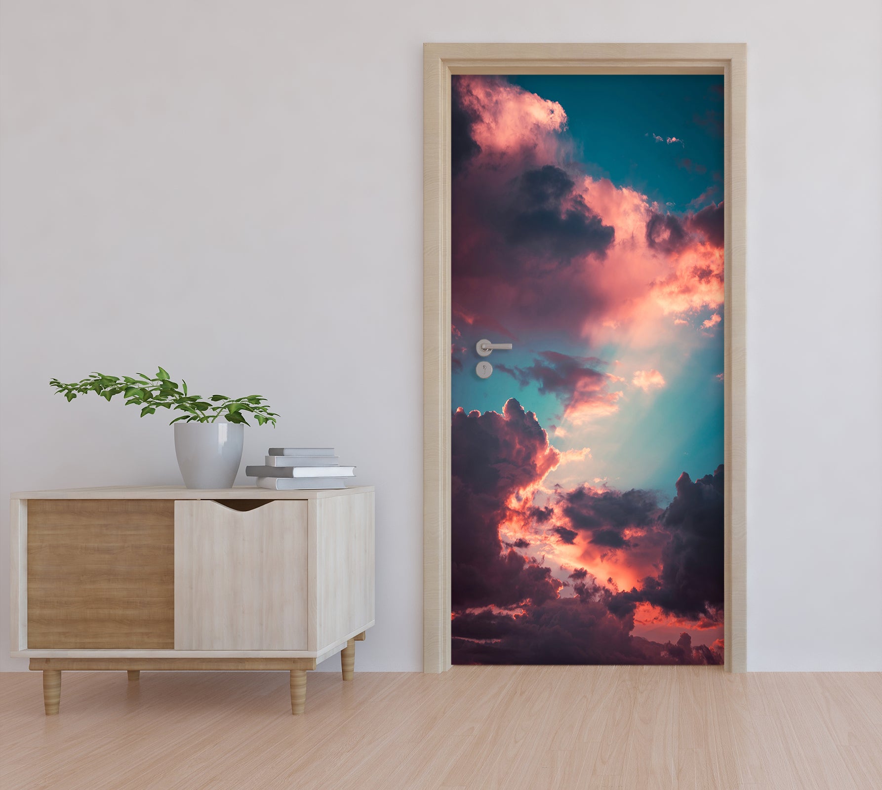 3D Clouds 25035 Door Mural