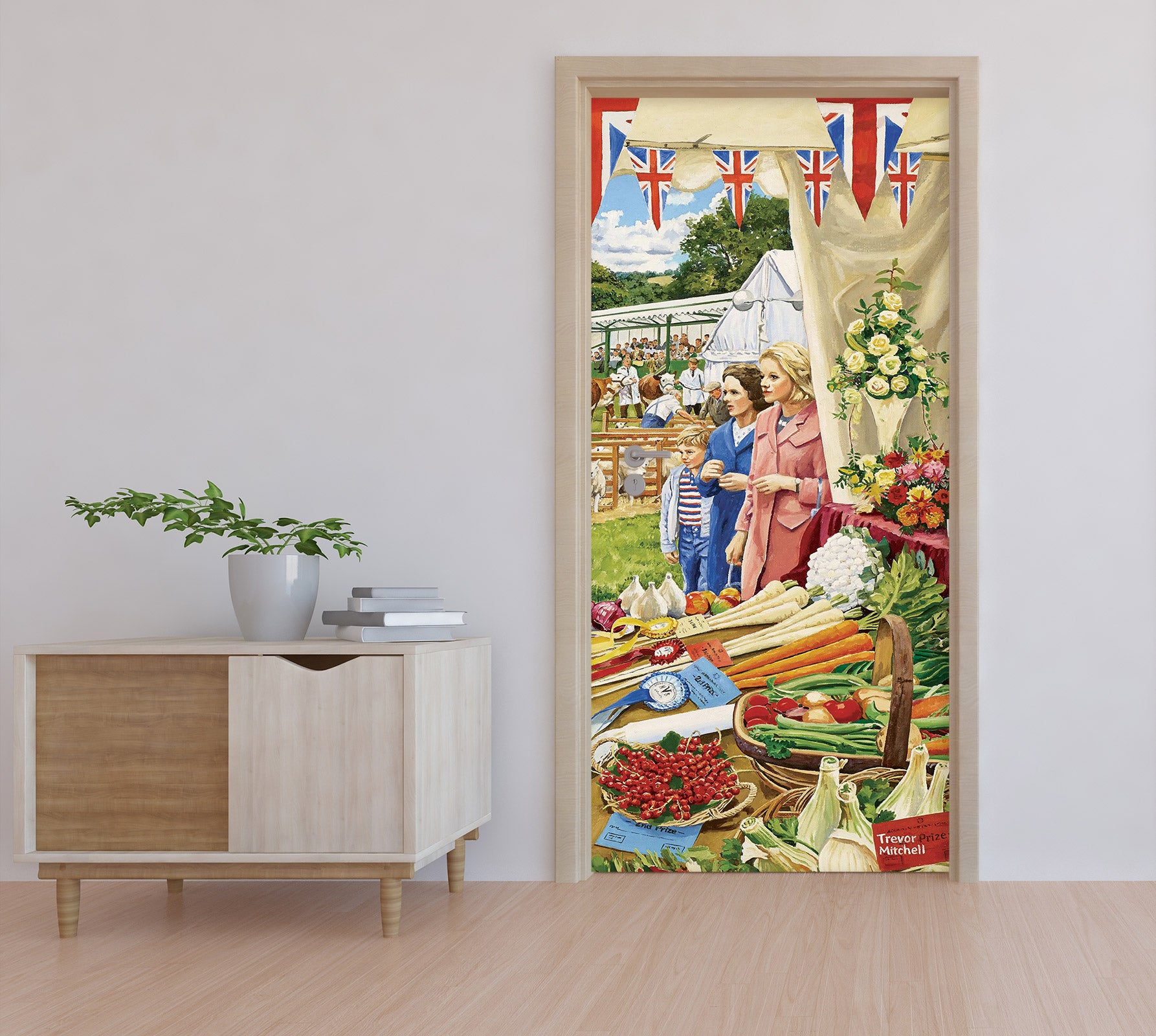 3D Vegetable 10321 Trevor Mitchell Door Mural