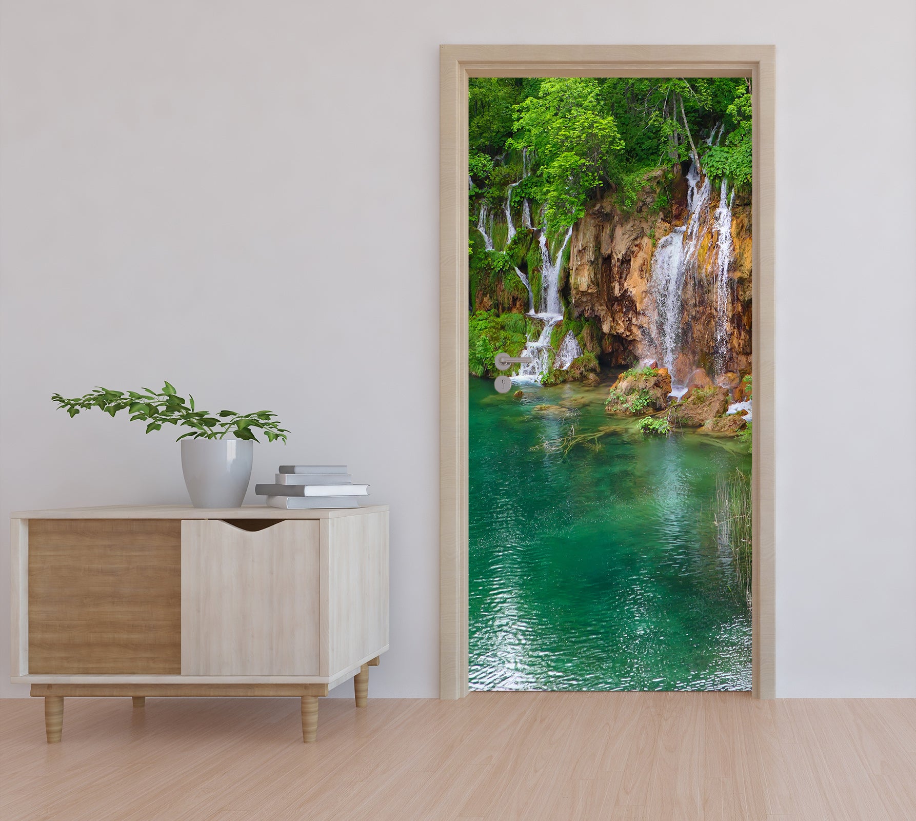 3D Lake 23119 Door Mural