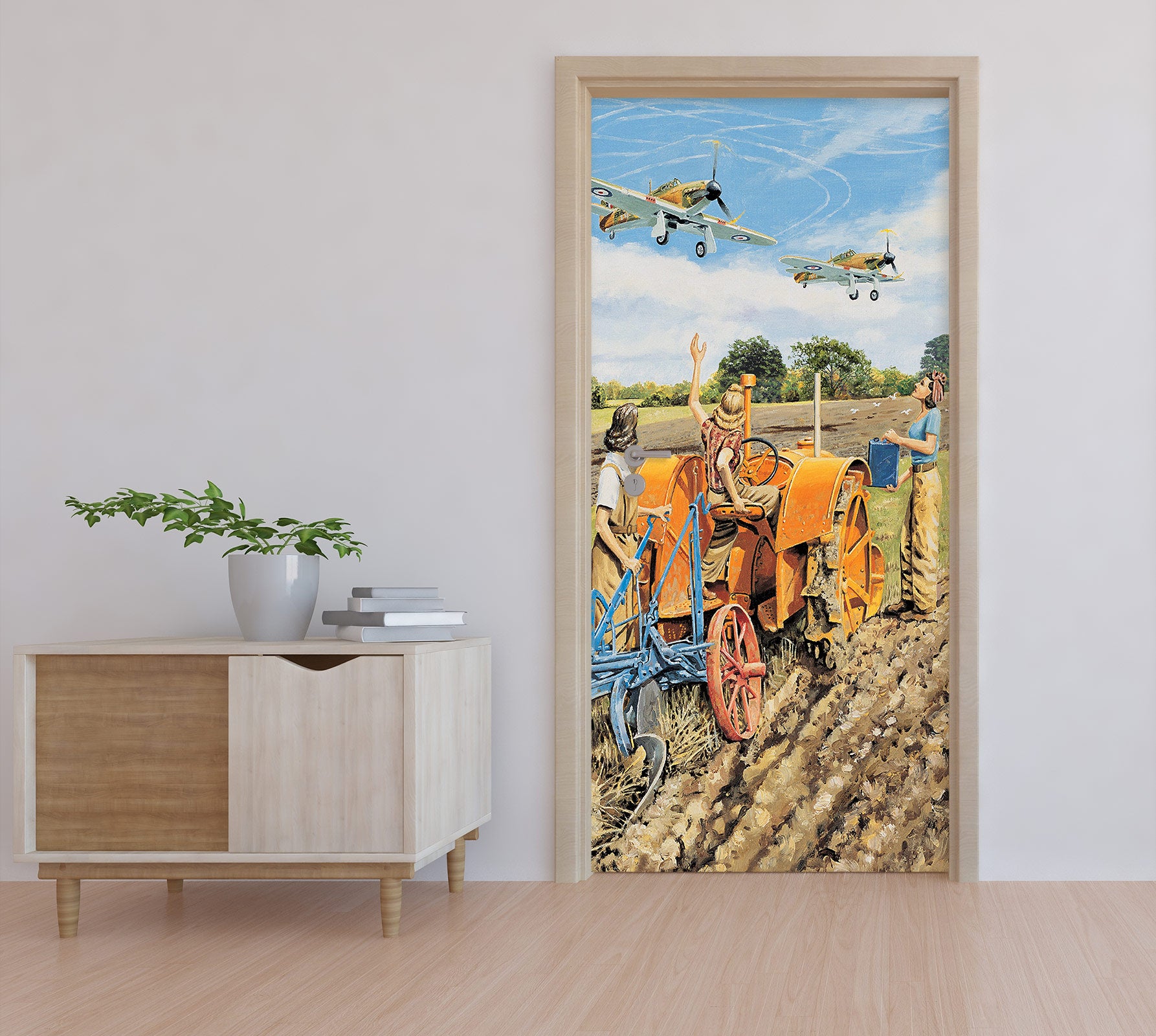 3D Arable Land 103117 Trevor Mitchell Door Mural