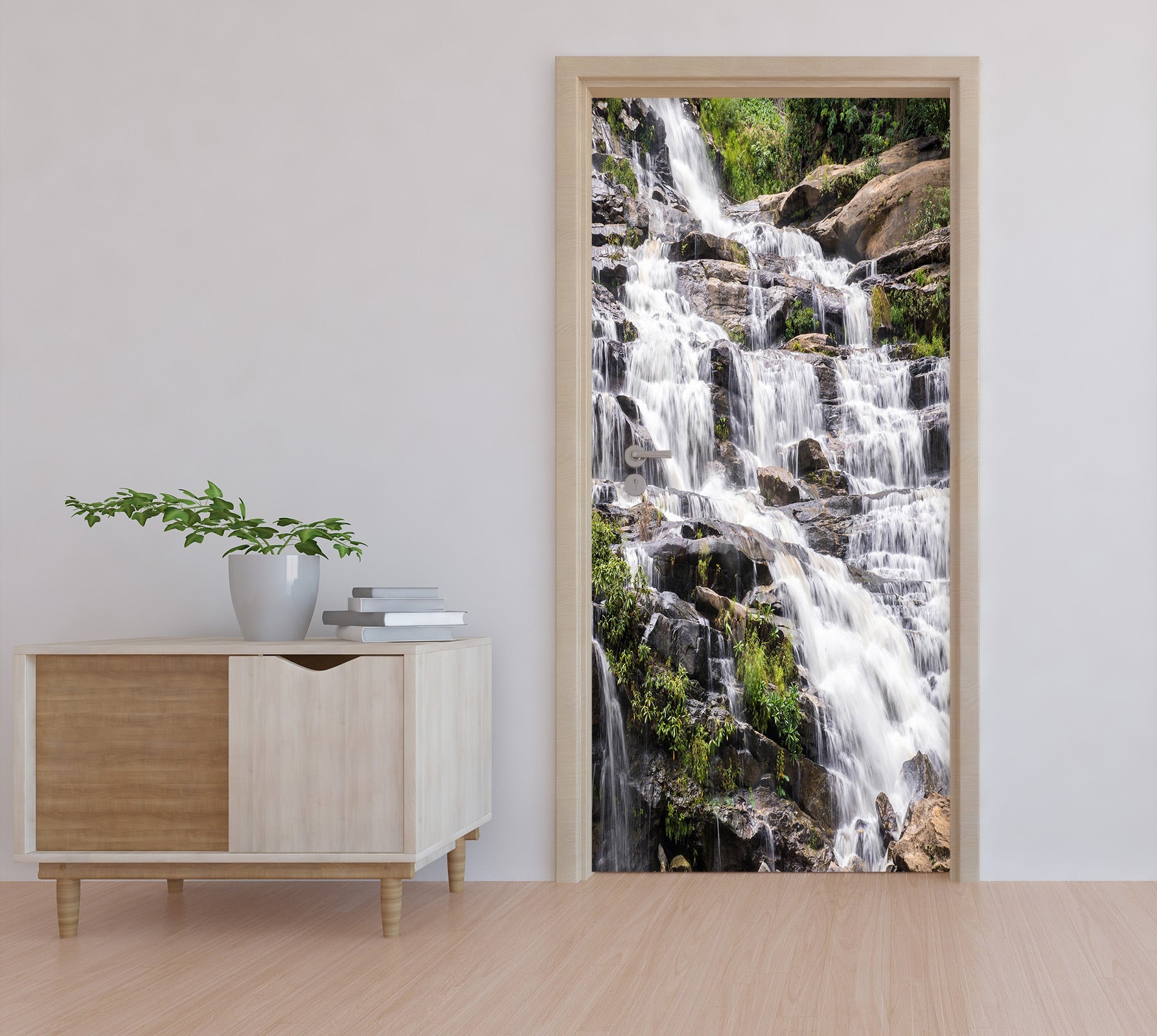 3D Waterfall 23024 Door Mural