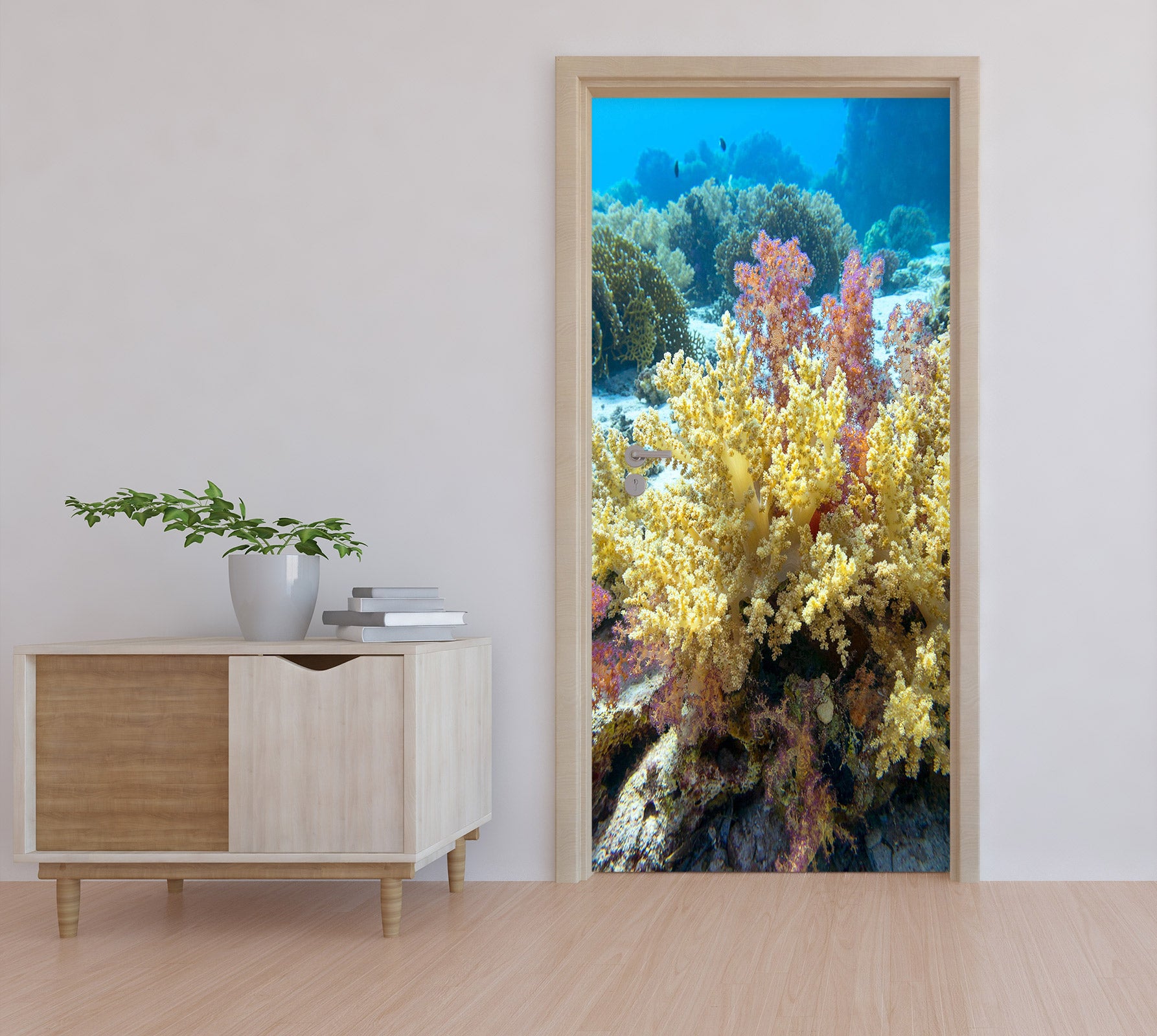 3D Coral Sea 24171 Door Mural