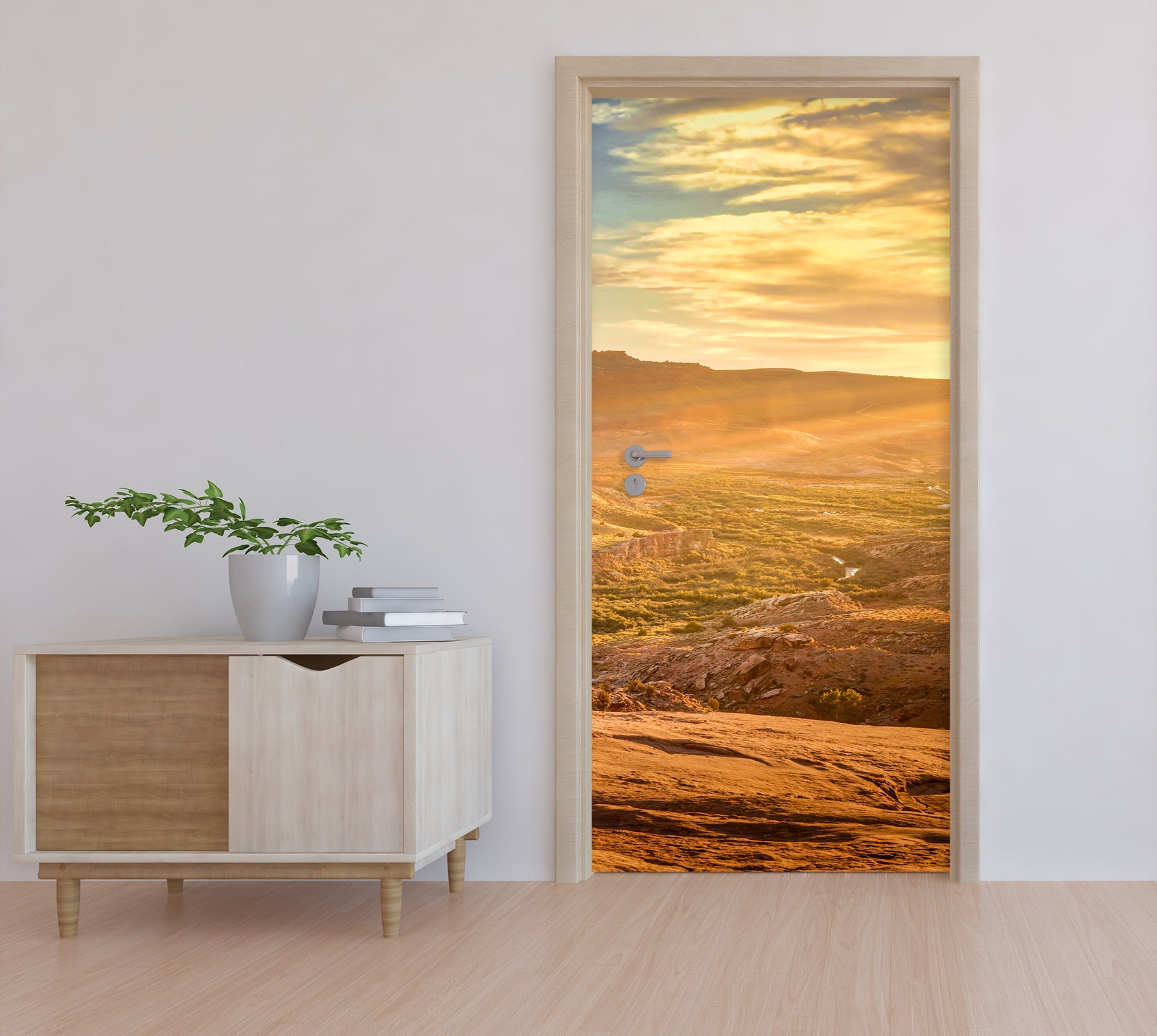 3D Hillside Lawn 107159 Beth Sheridan Door Mural