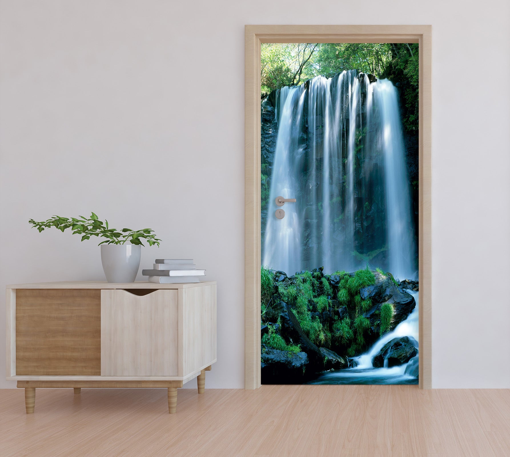 3D Waterfall 23087 Door Mural