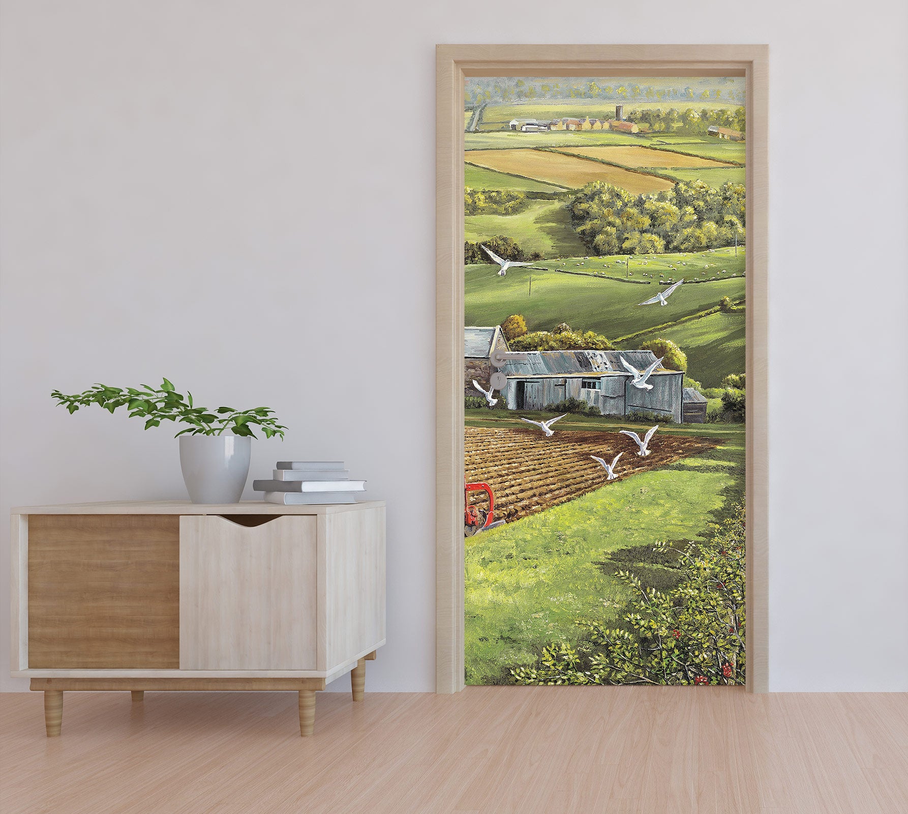 3D Field 10394 Trevor Mitchell Door Mural