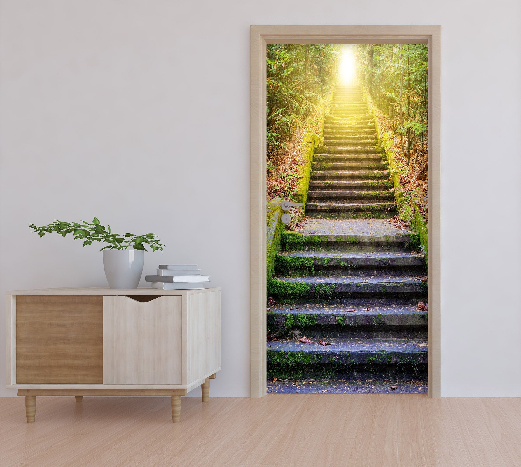 3D Stairs 22136 Door Mural