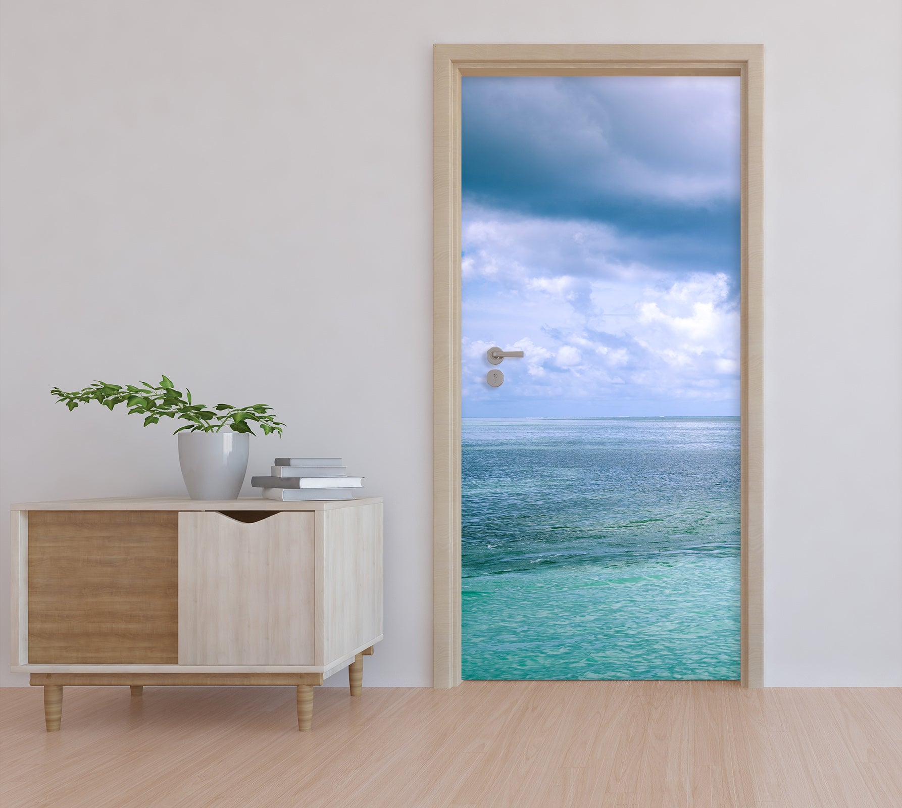 3D Cloud Ocean 11504 Marco Carmassi Door Mural