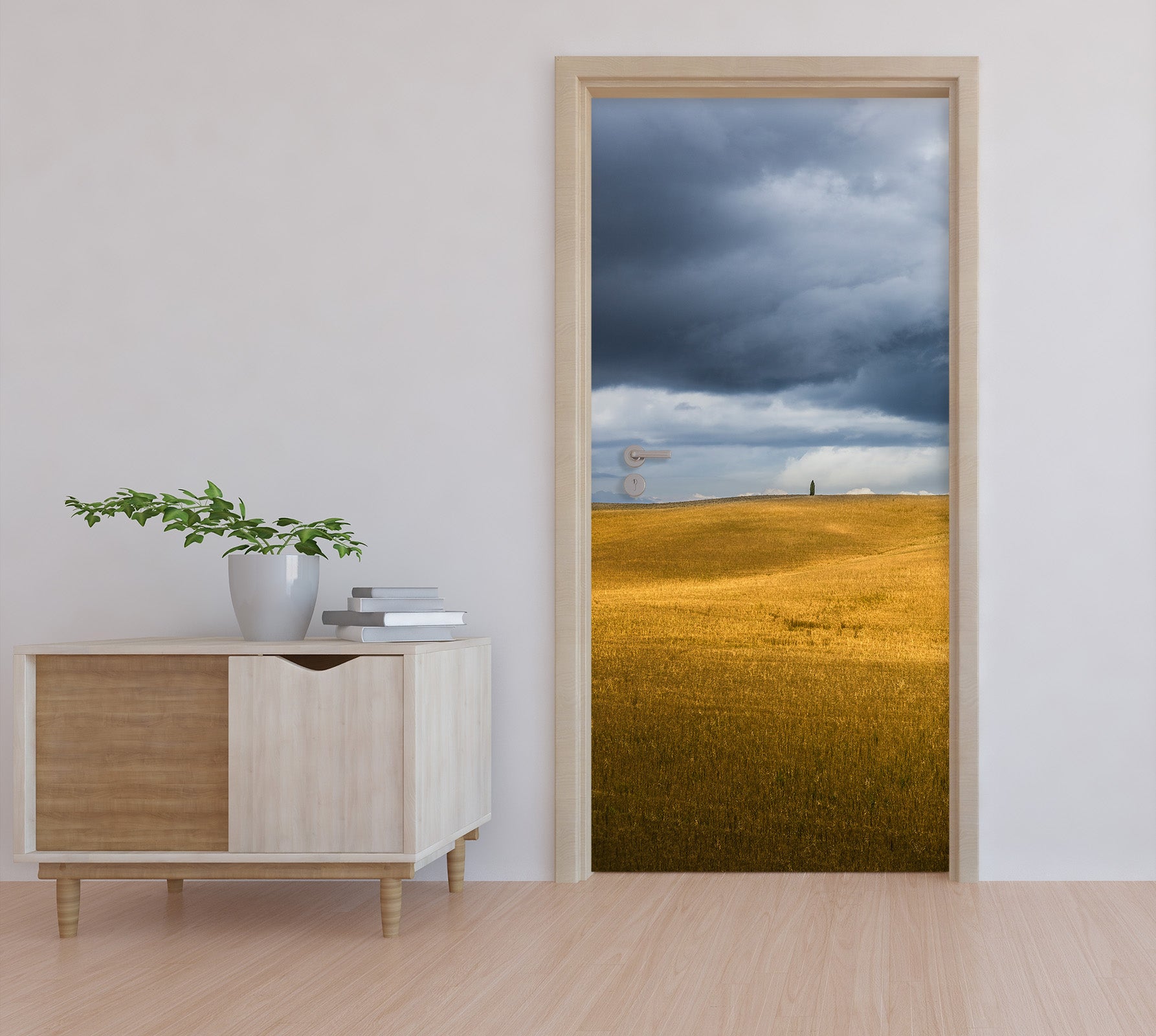 3D Golden Grass 11582 Marco Carmassi Door Mural