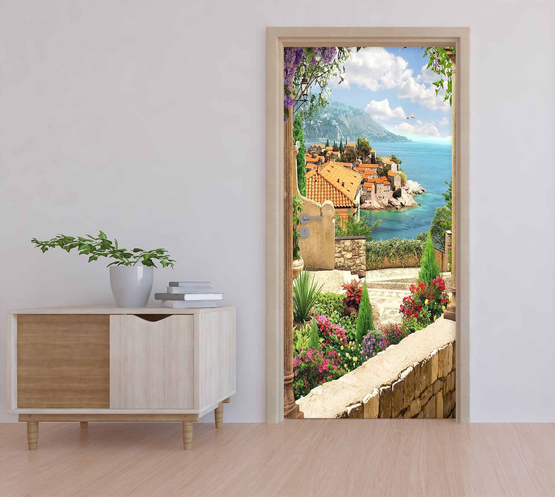 3D Island 22092 Door Mural