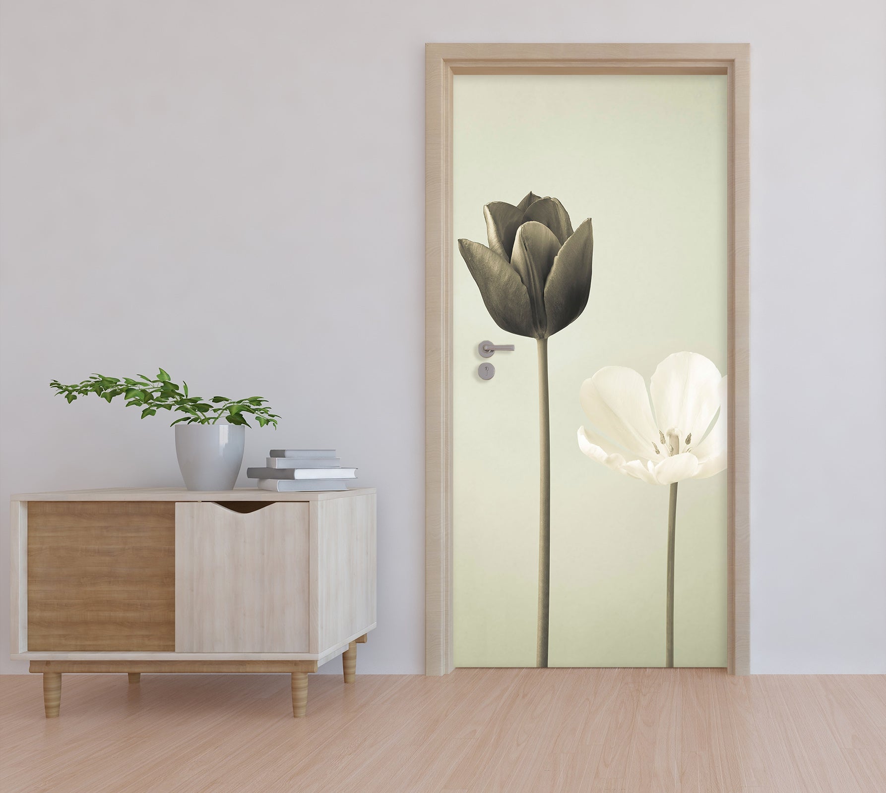 3D Brown Bud 5025 Assaf Frank Door Mural