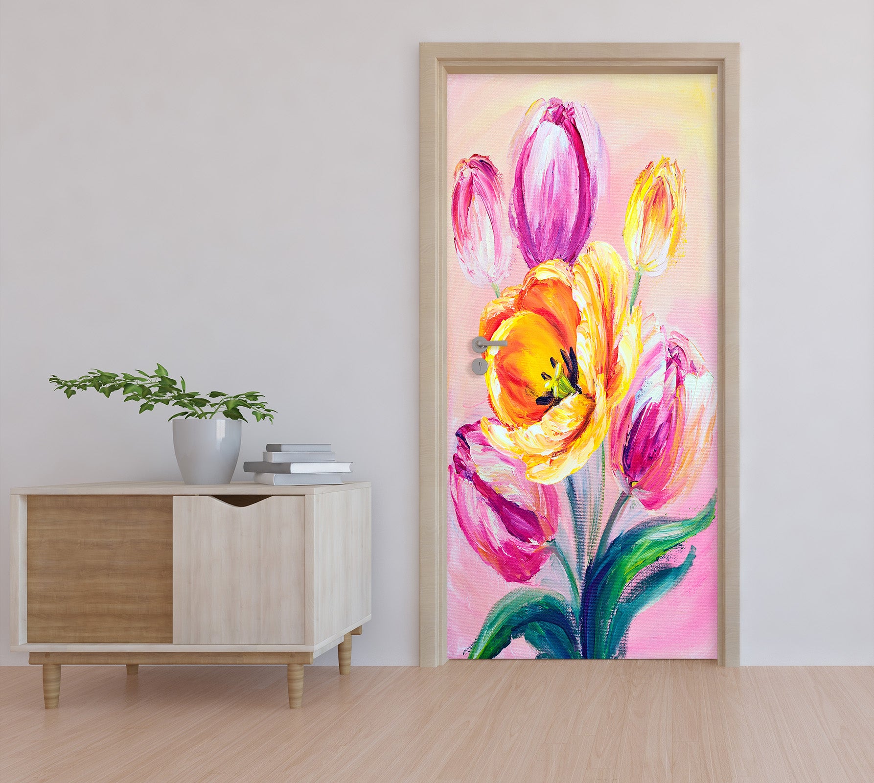 3D Flowers 25118 Door Mural