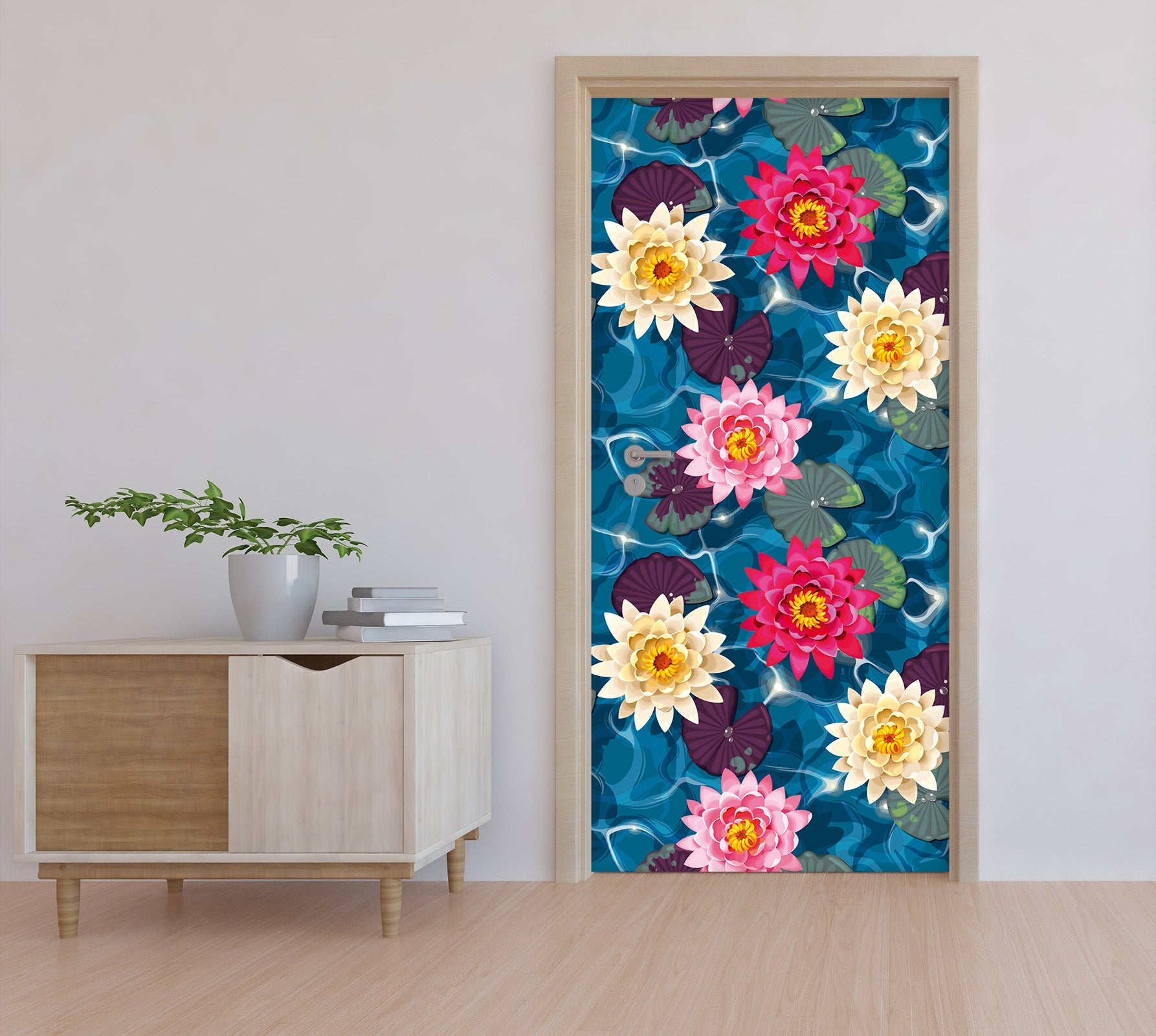 3D Flowers 25148 Door Mural