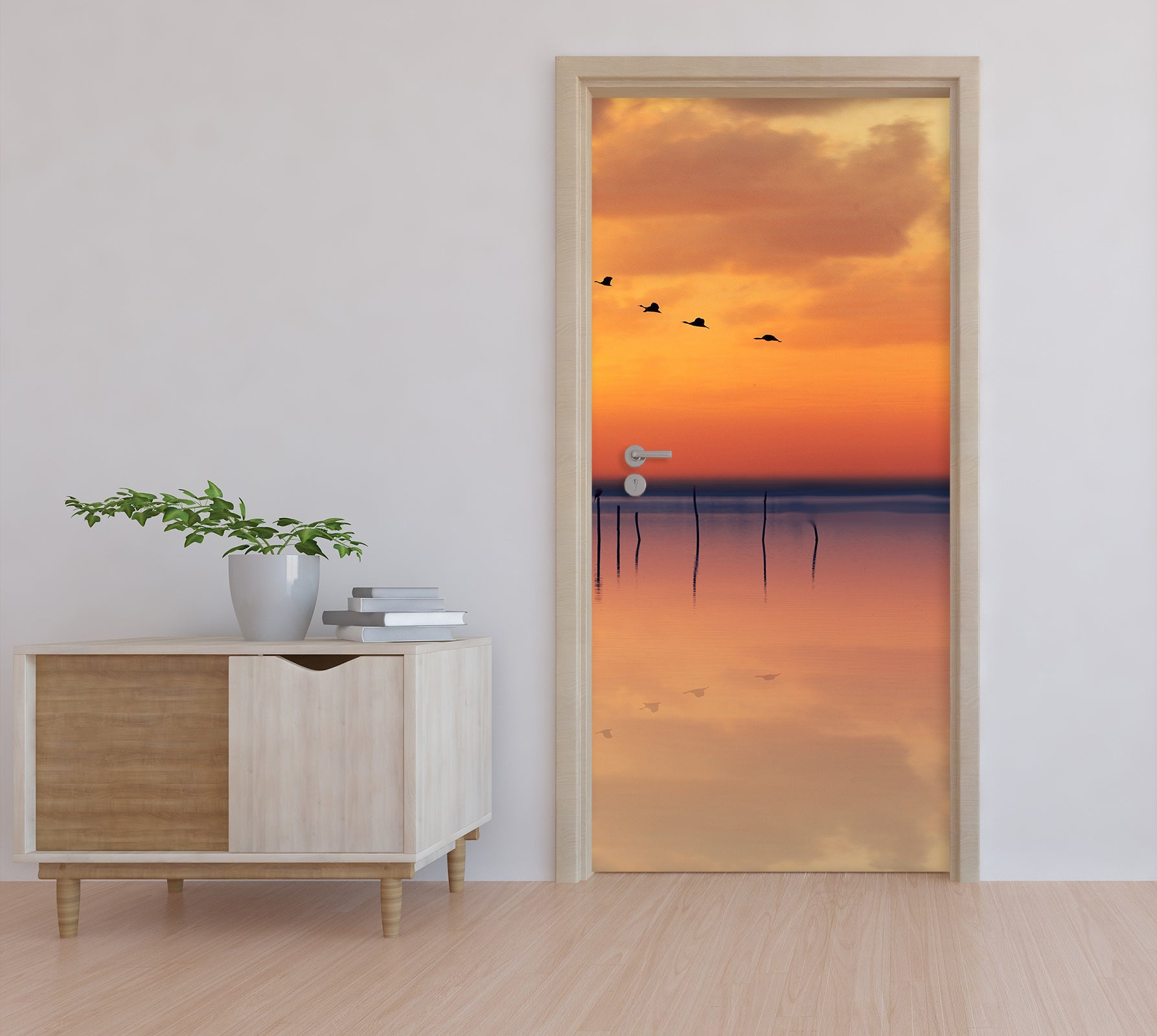 3D Sunset 12248 Marco Carmassi Door Mural