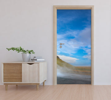 3D Sky Hillside Fog 11536 Marco Carmassi Door Mural