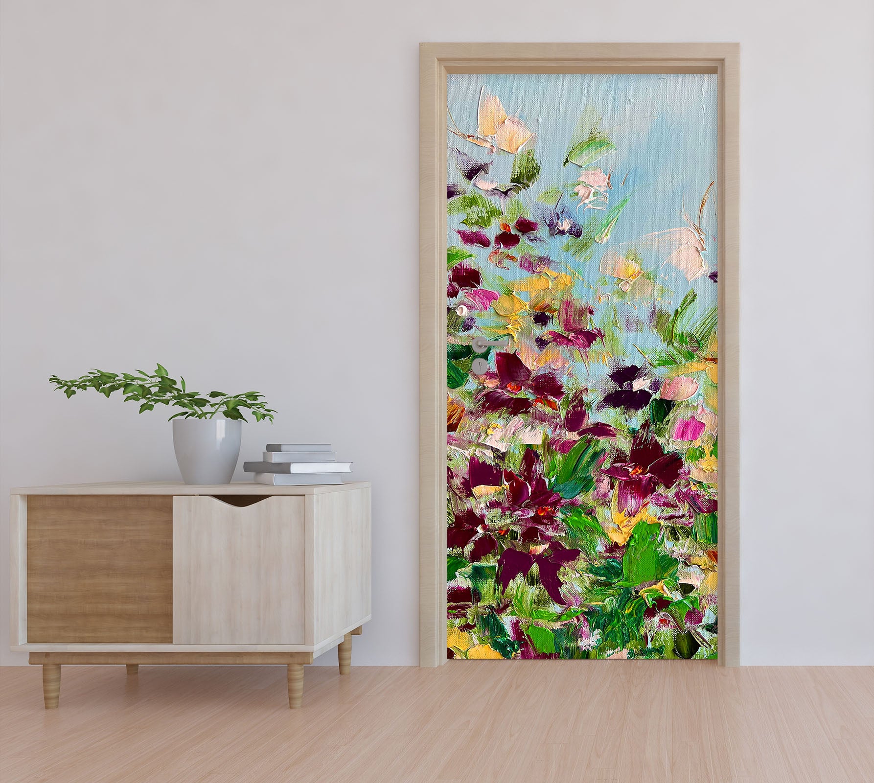 3D Oil Painting Petals 3293 Skromova Marina Door Mural