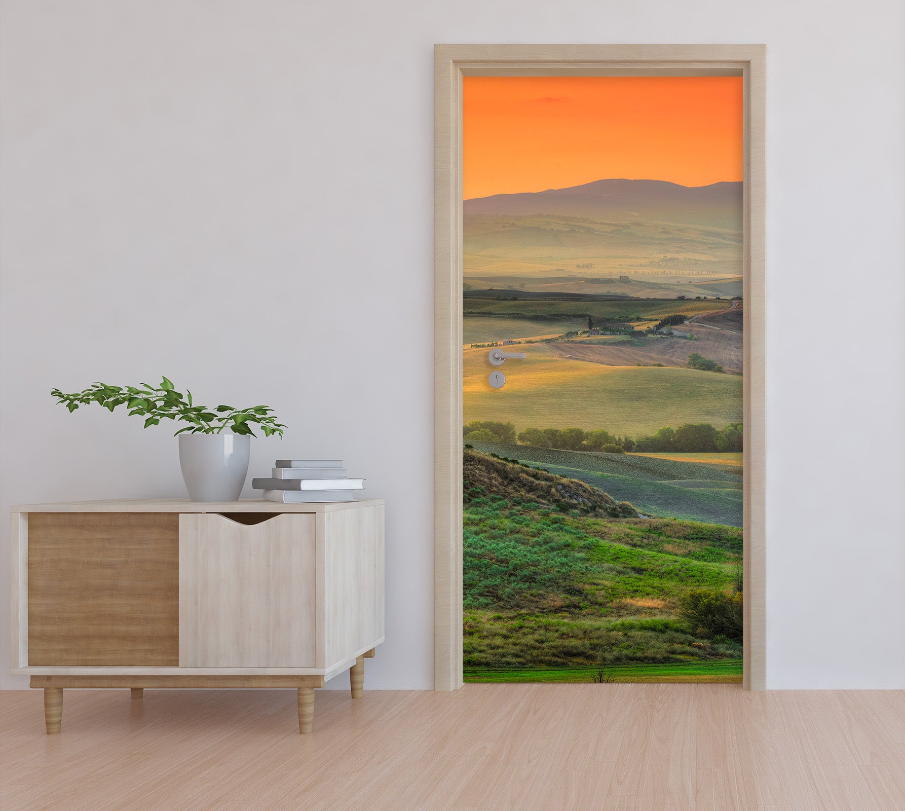 3D Grassy Hillside 114129 Marco Carmassi Door Mural