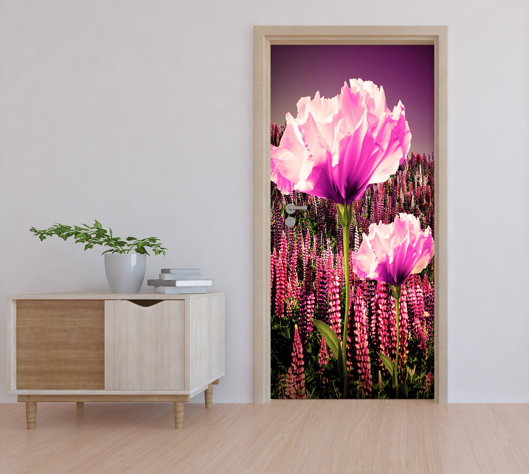 3D Flowers 21174 Door Mural