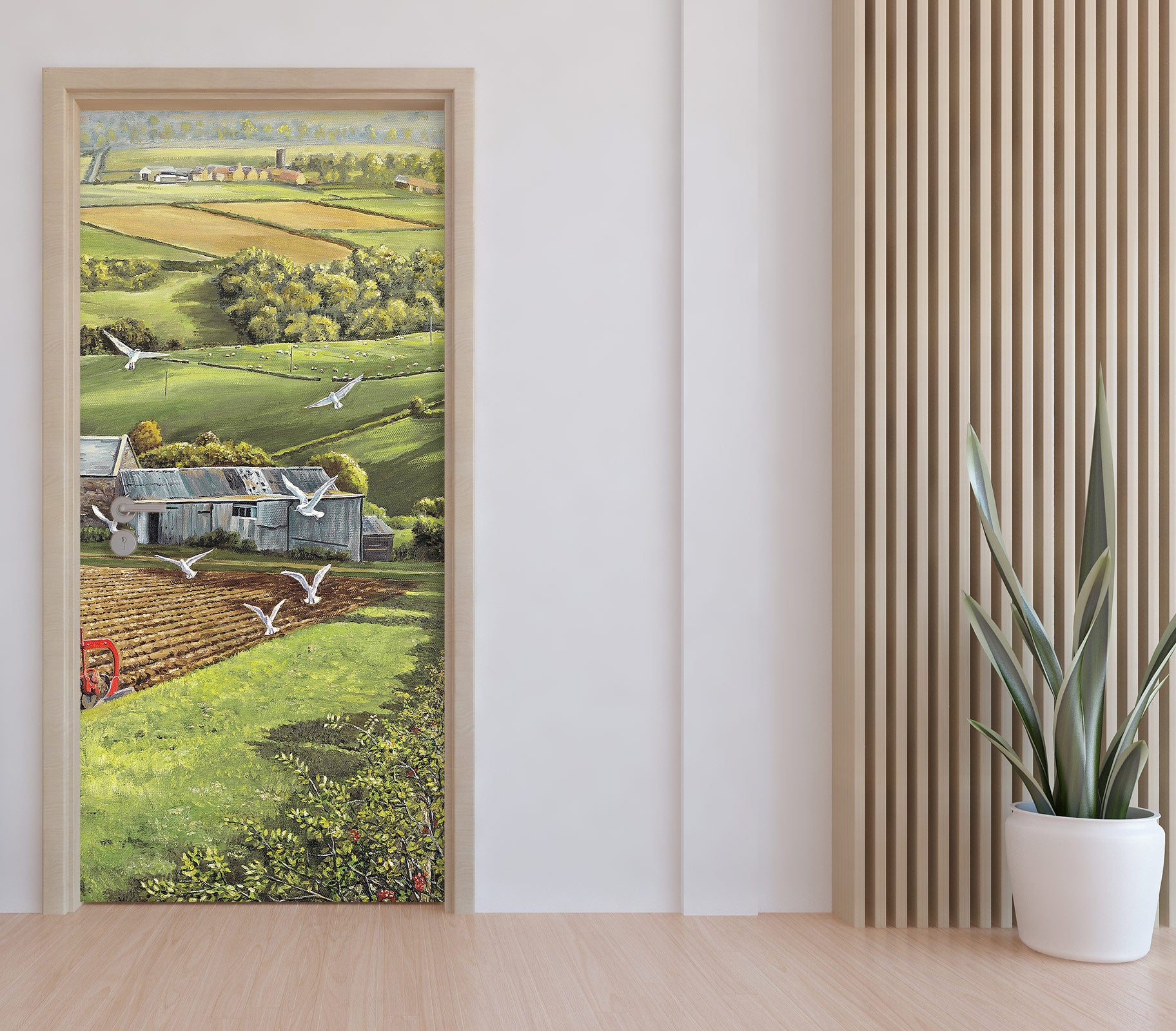 3D Field 10394 Trevor Mitchell Door Mural