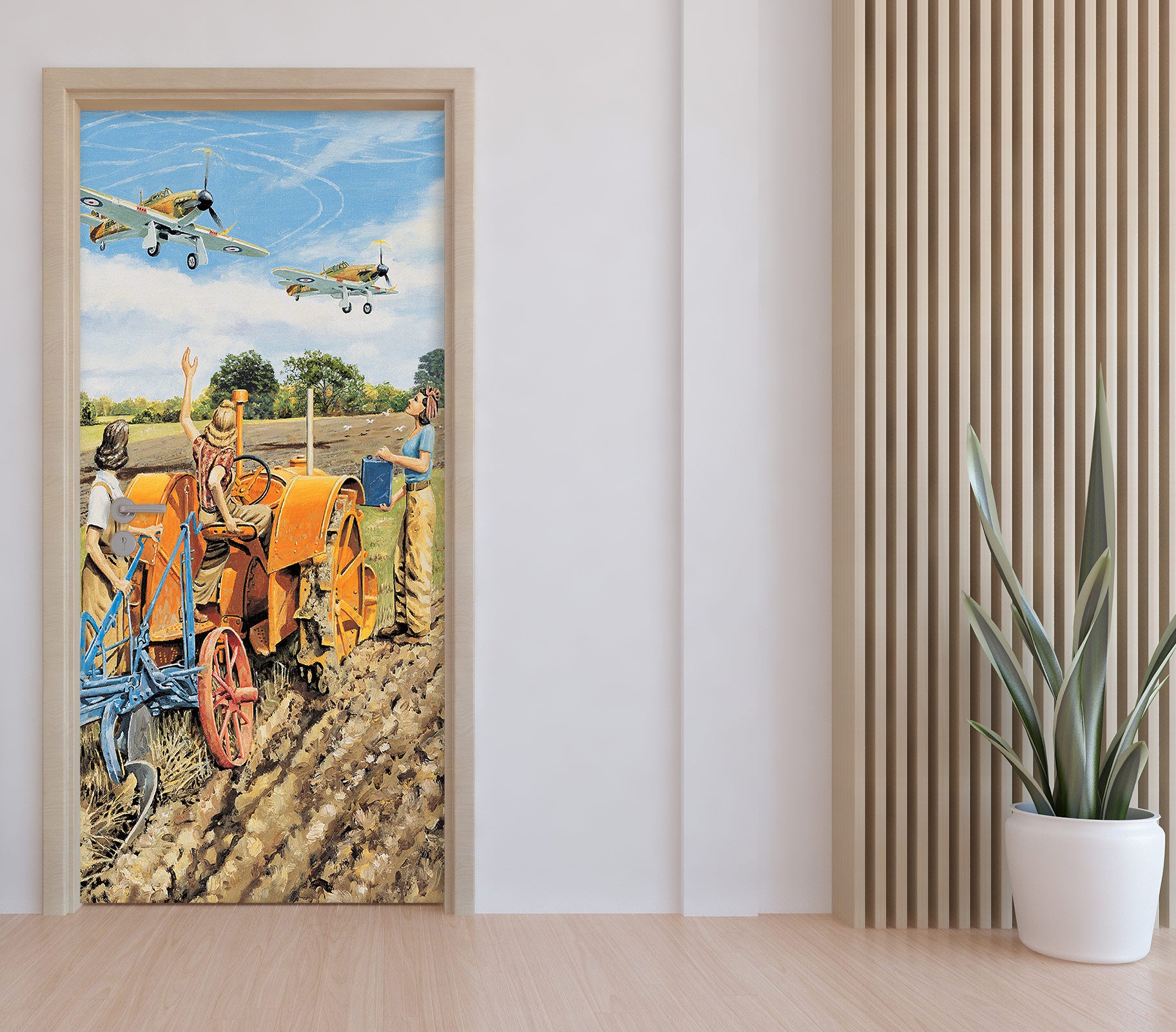 3D Arable Land 103117 Trevor Mitchell Door Mural