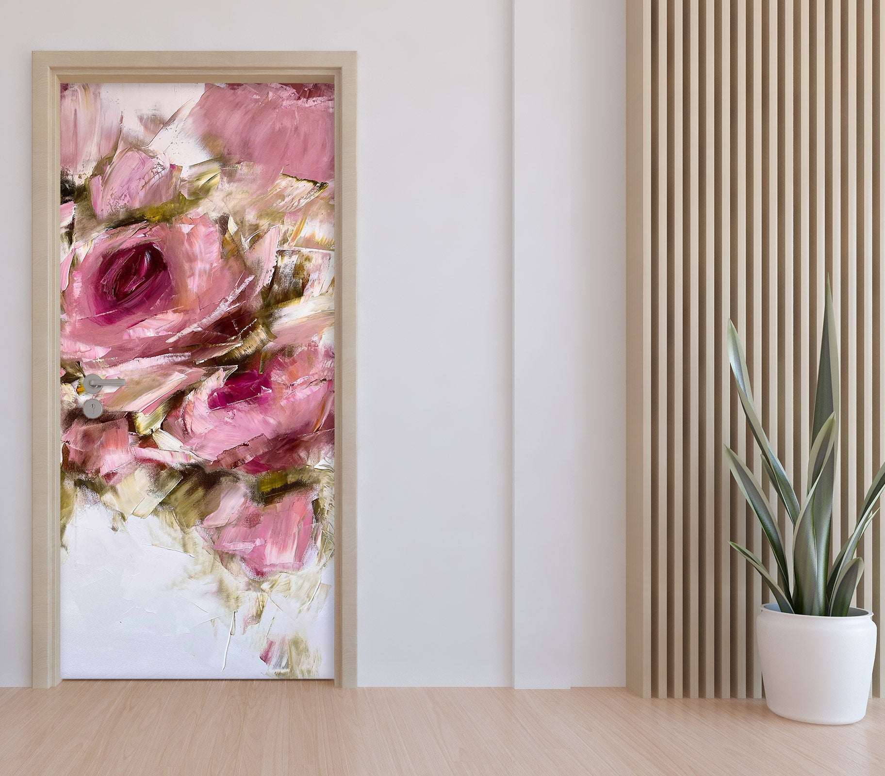 3D Rose Flower 3172 Skromova Marina Door Mural