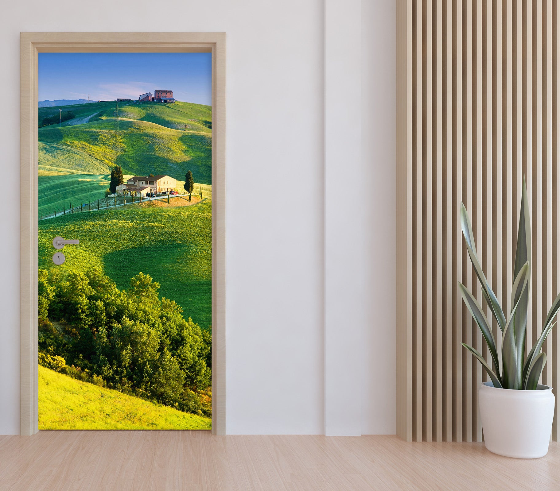 3D Grassland 23194 Door Mural