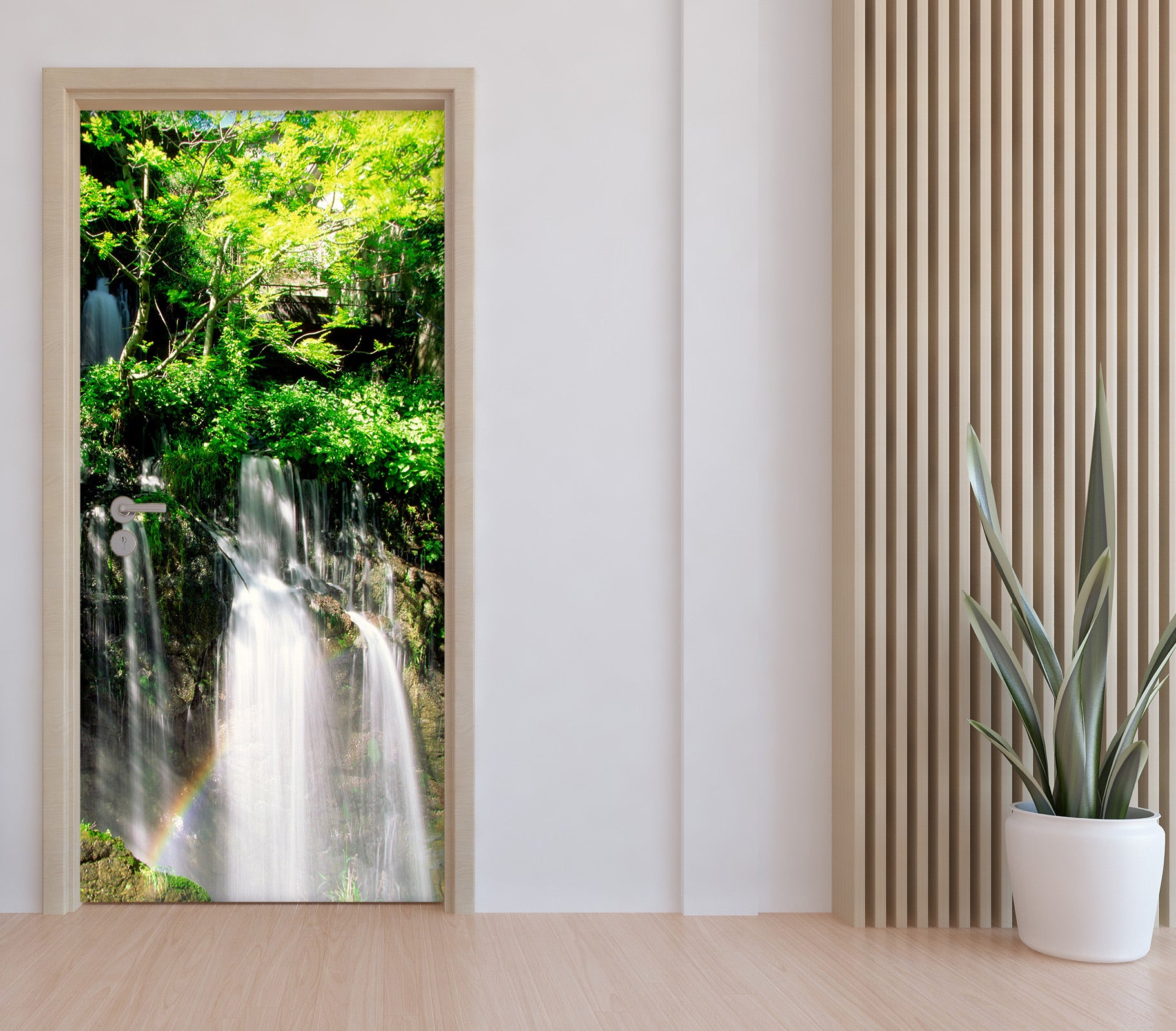 3D Waterfall 23059 Door Mural