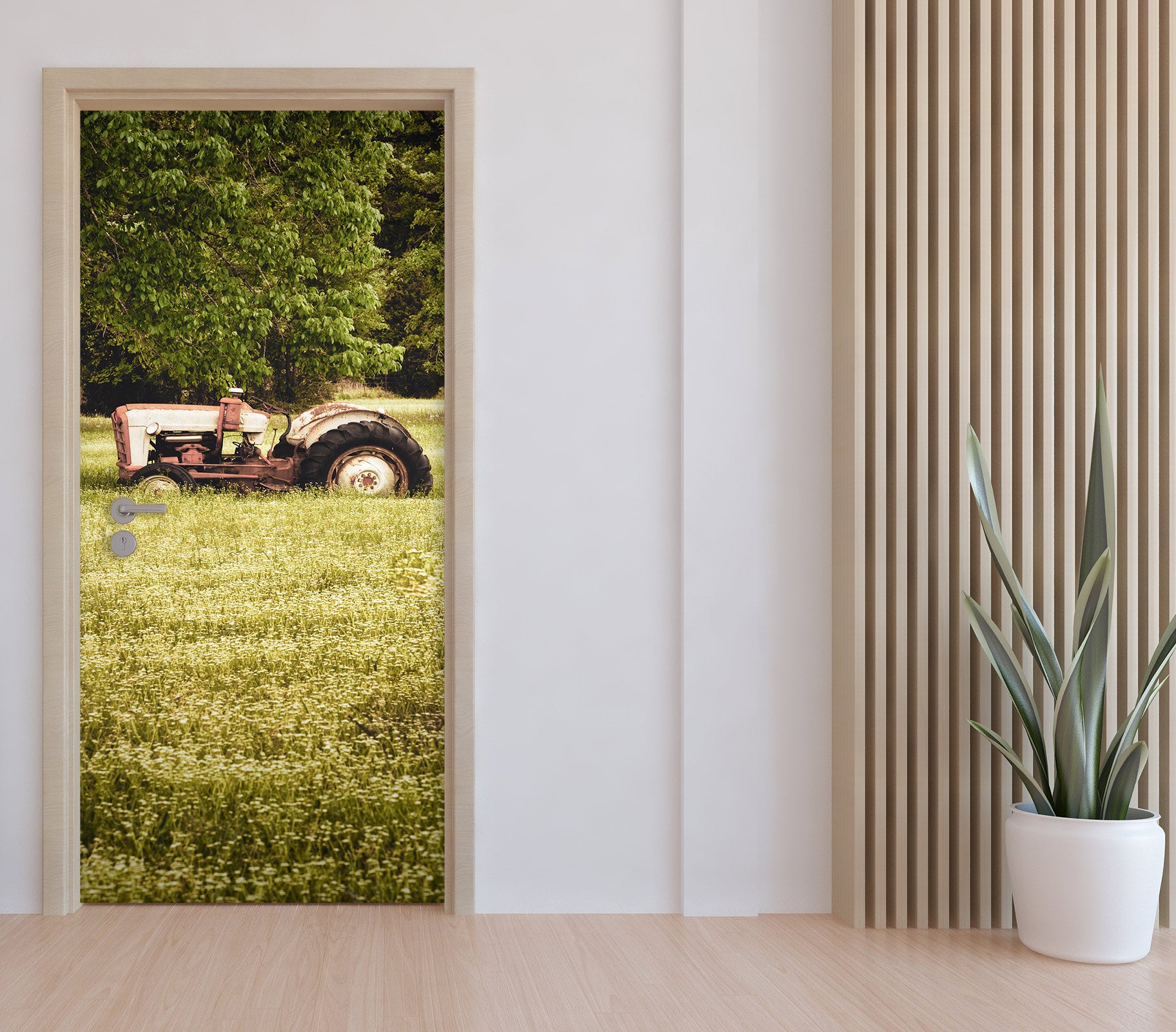 3D Grass Trees 107152 Beth Sheridan Door Mural