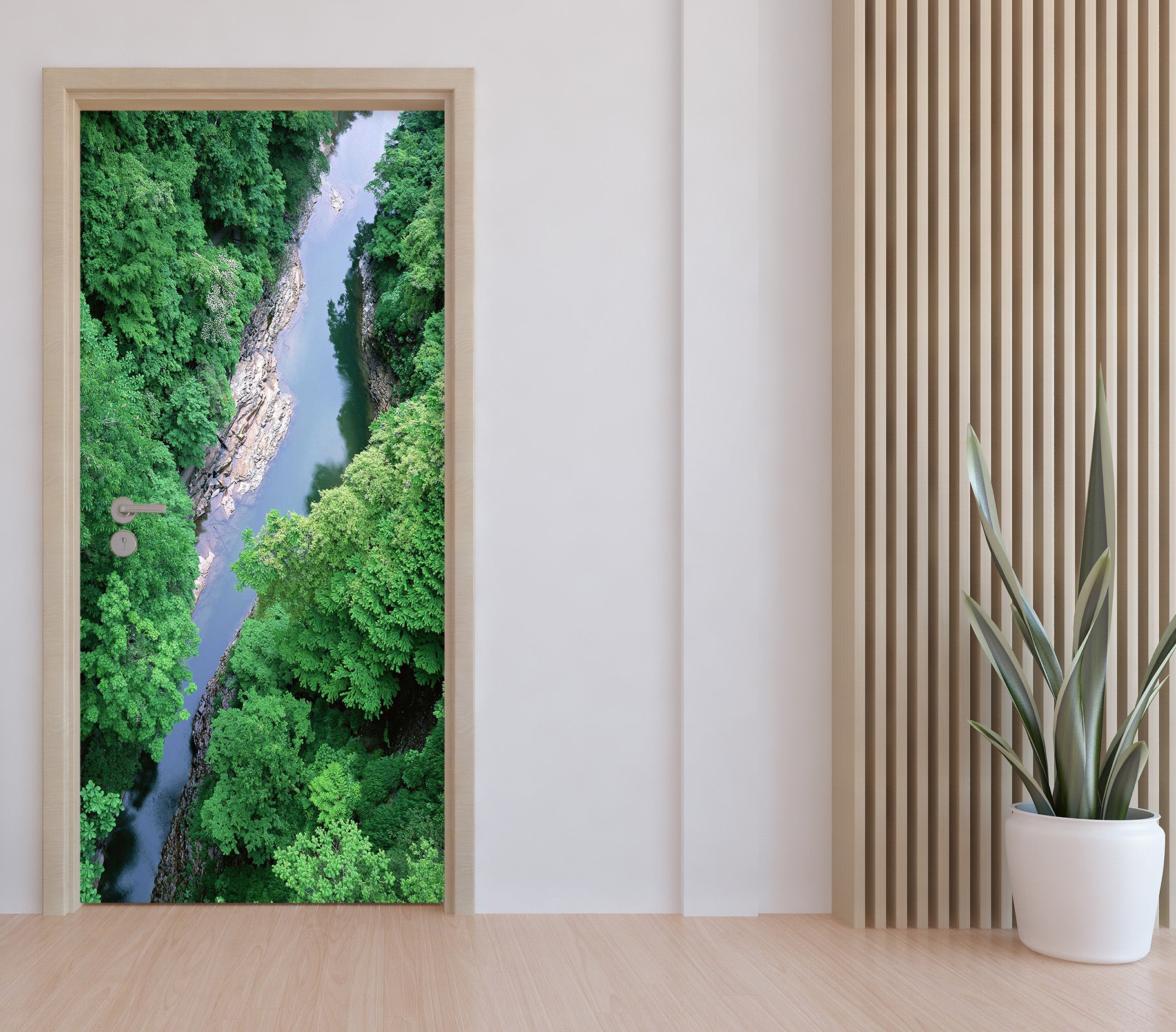 3D Two Gorges 23228 Door Mural