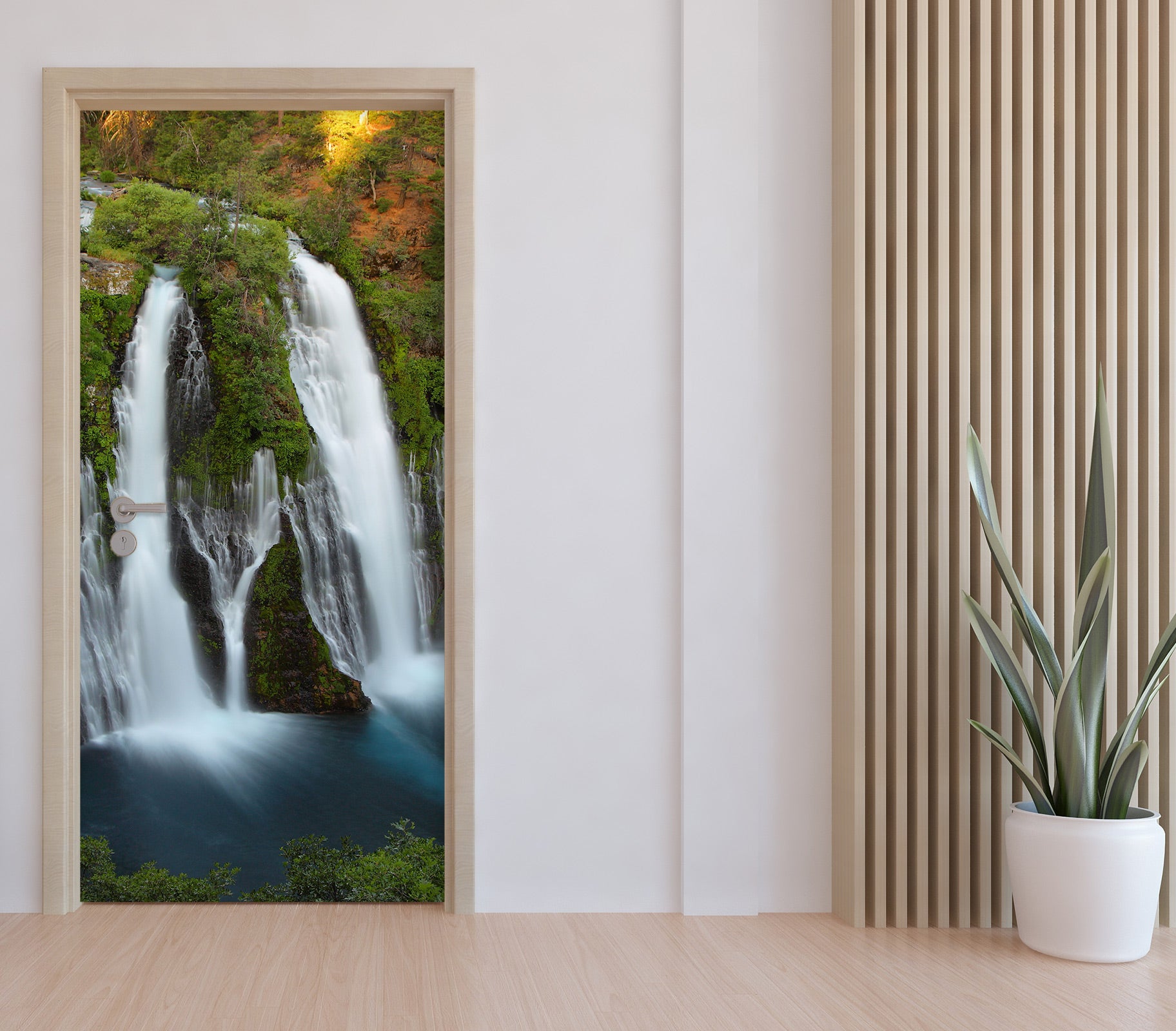 3D Waterfall 23192 Door Mural