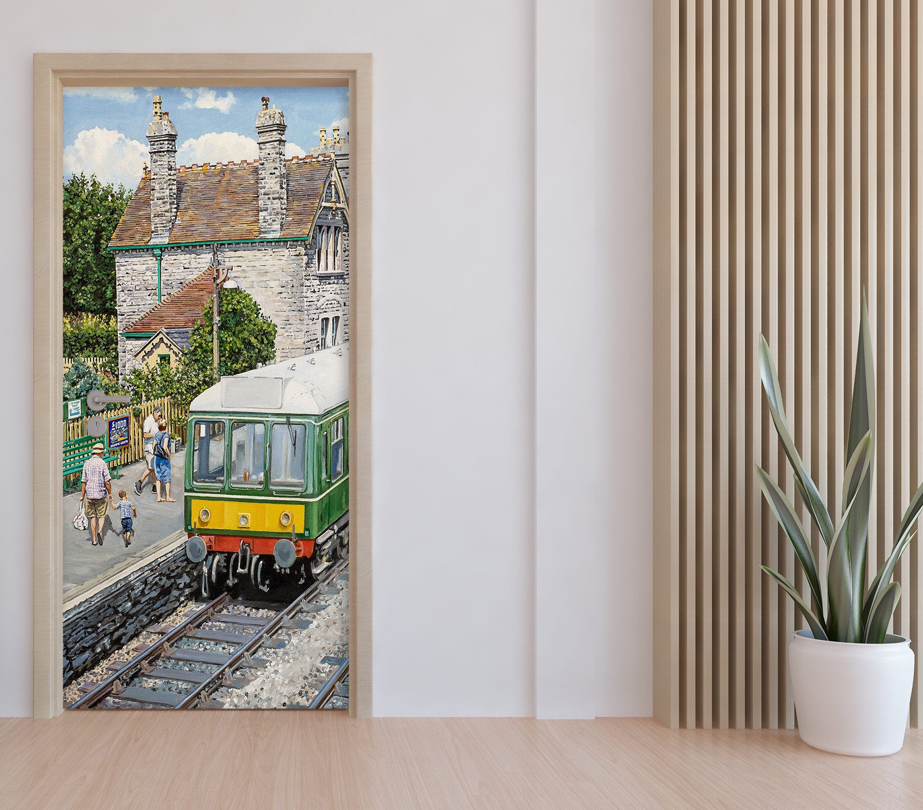 3D Train 10334 Trevor Mitchell Door Mural