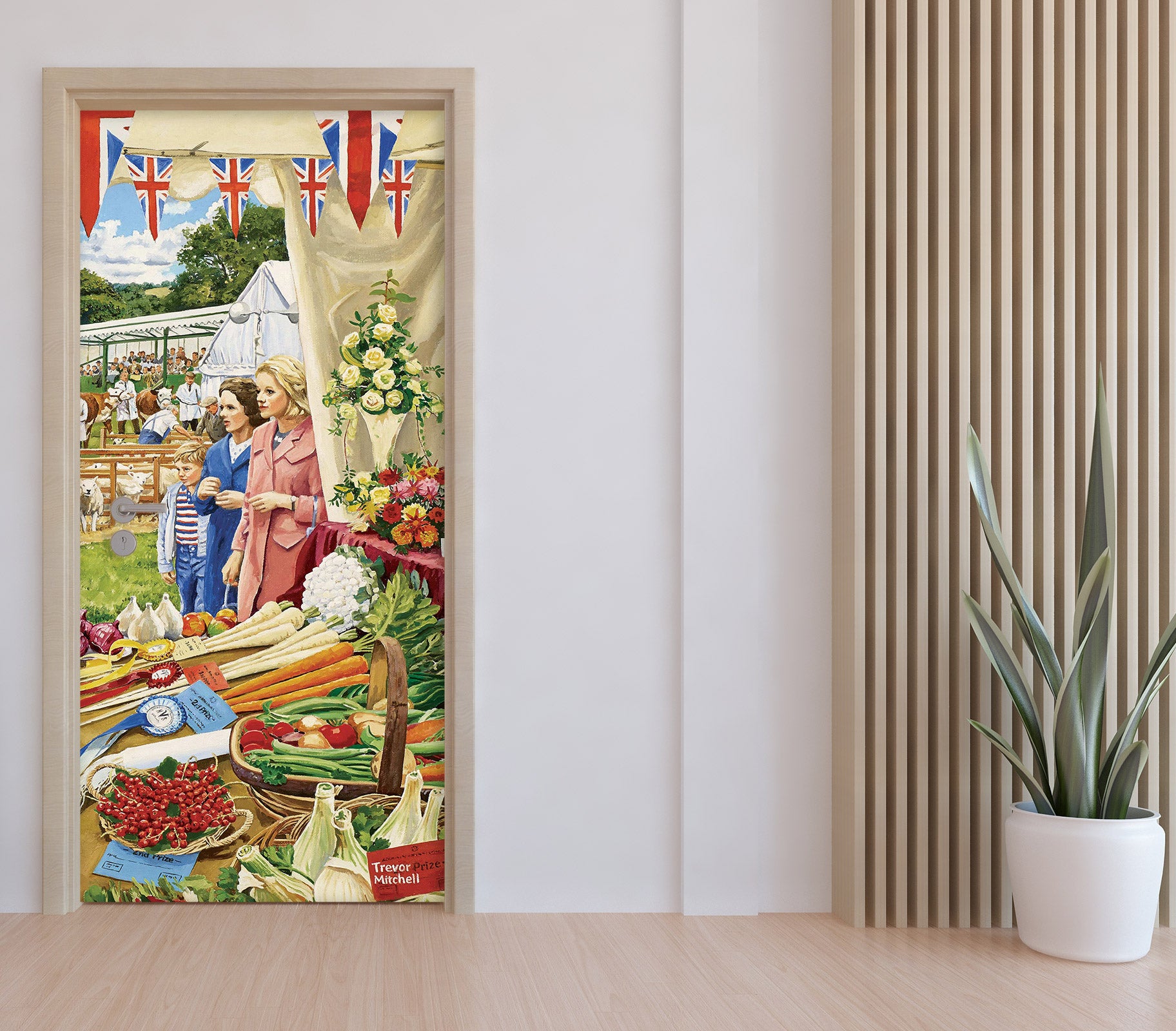 3D Vegetable 10321 Trevor Mitchell Door Mural