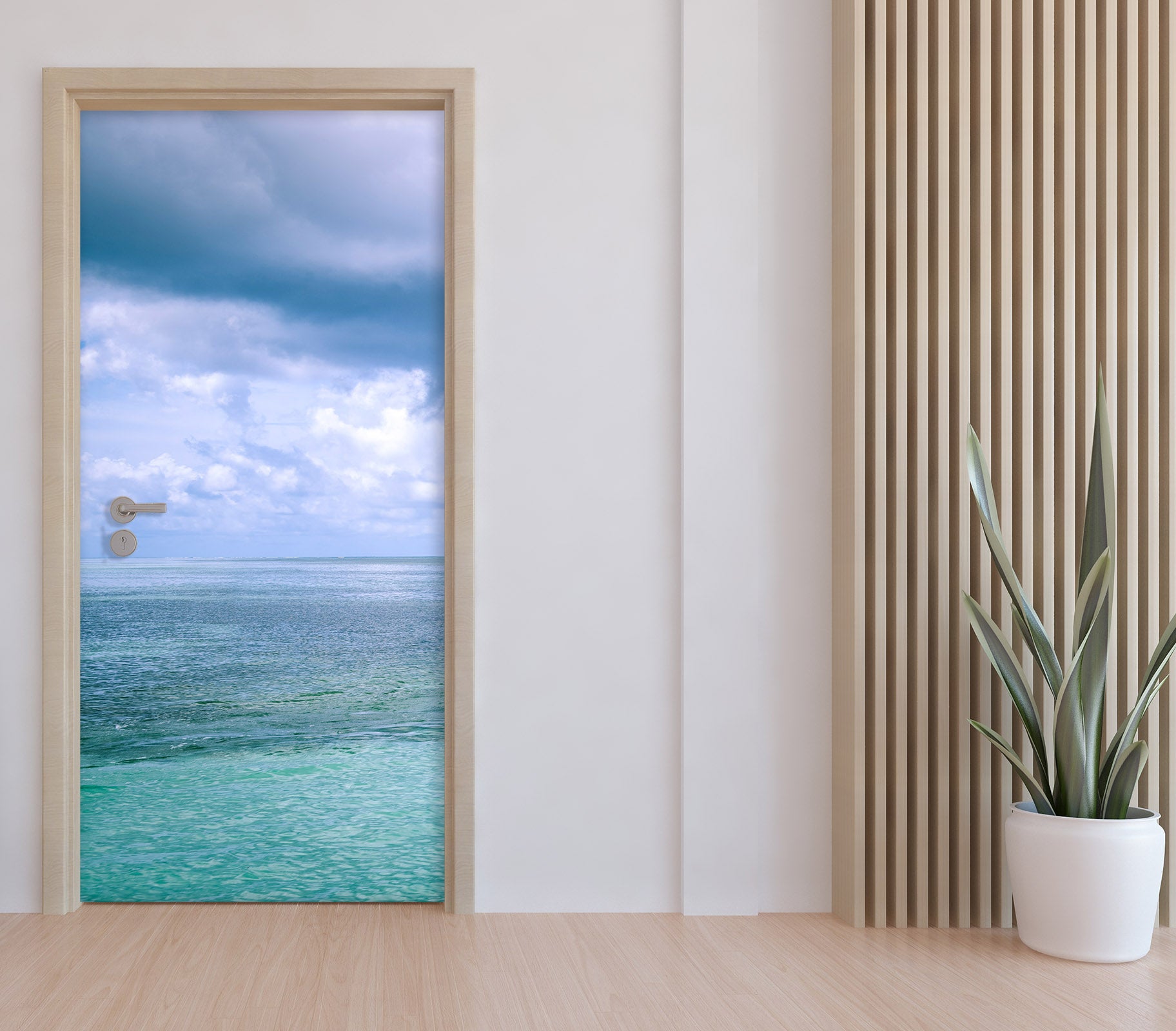 3D Cloud Ocean 11504 Marco Carmassi Door Mural